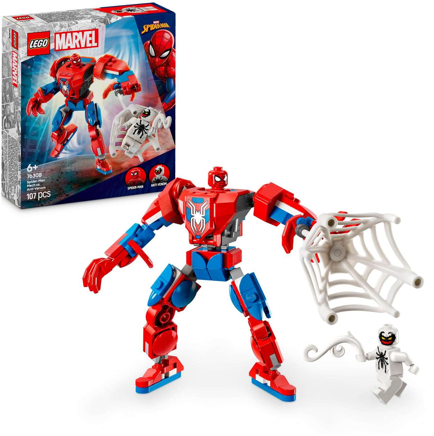 LEGO® Super Heroes Marvel 76308 Робот Человек-Паук против Анти-Венома