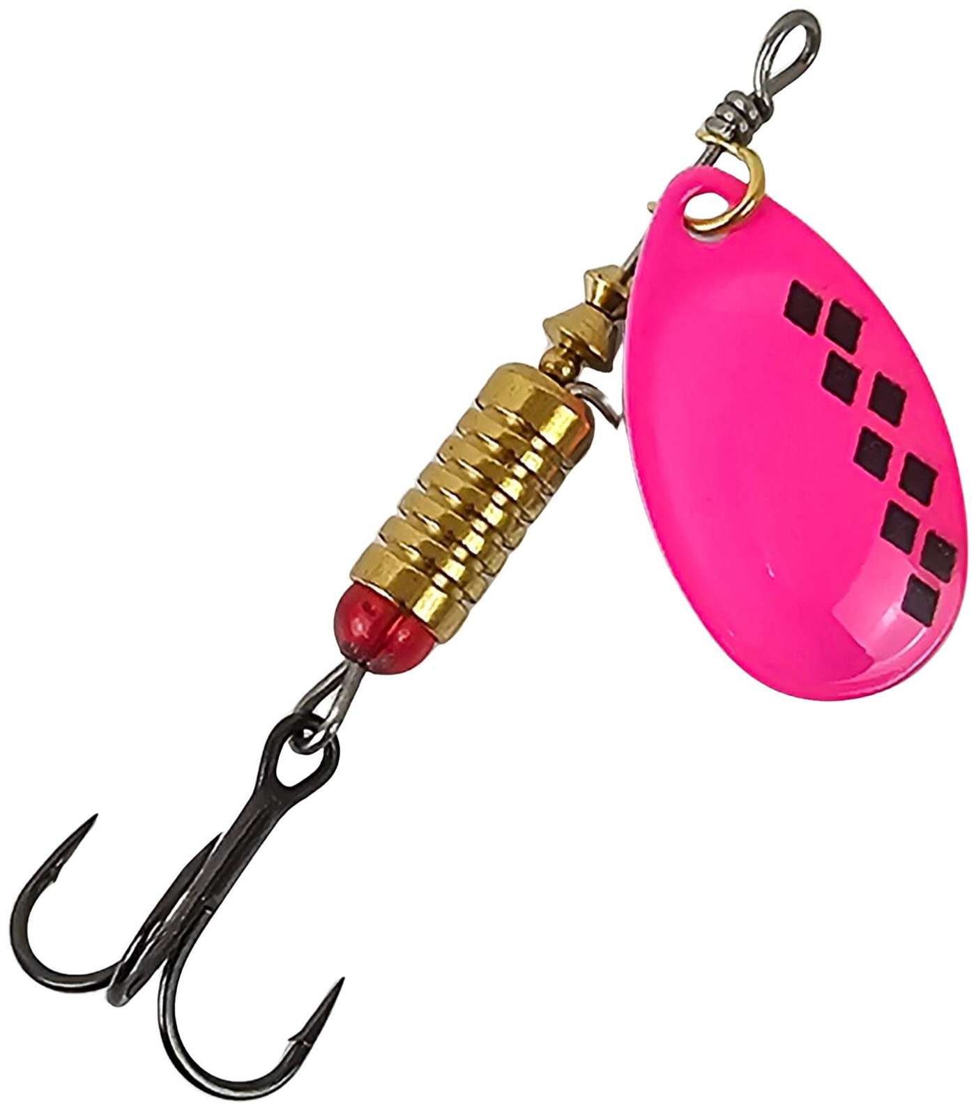 JASU Flag Lure 8g Super Spinner Черный / розовый