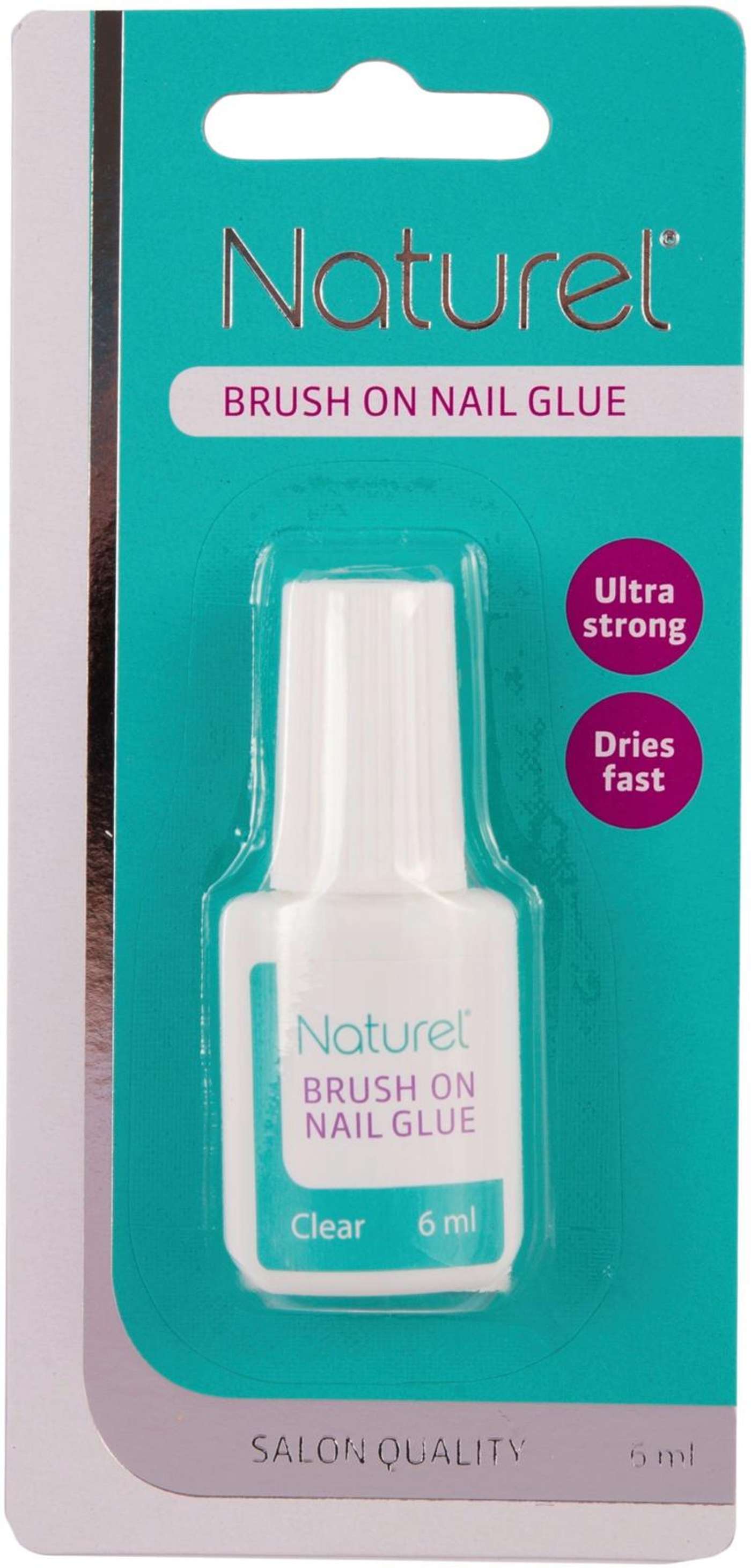 Кисть для клея для ногтей Naturel, 6 мл