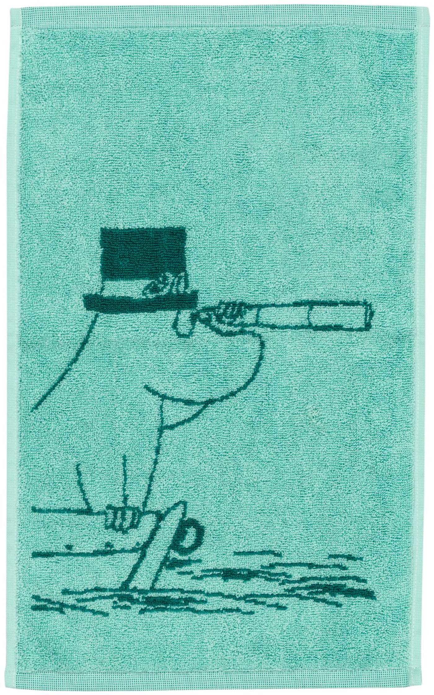 Полотенце для рук Moomin Arabia Moomin 30х50 Moominpappa sin. vih. GOTS (цвет павлин синий)