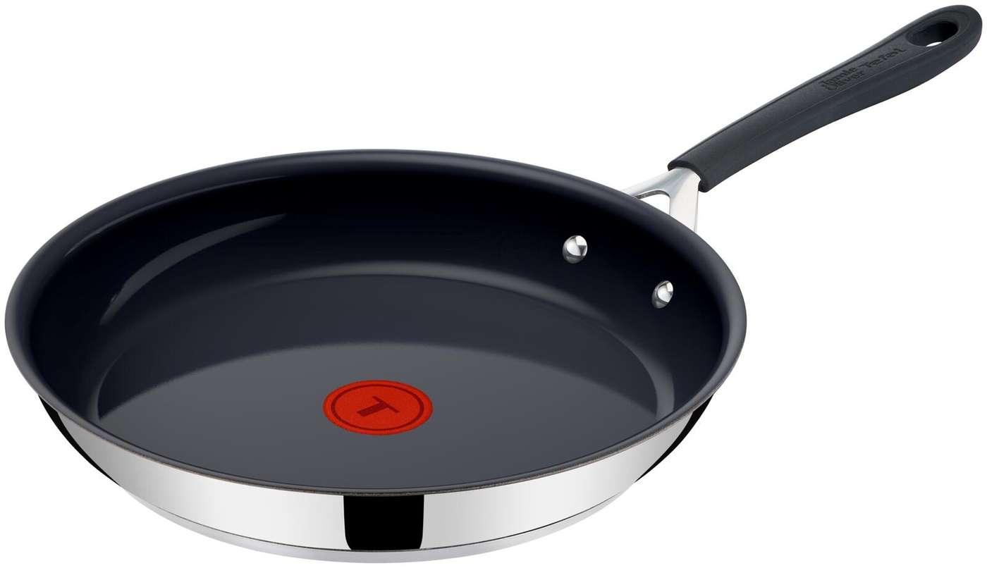 Tefal Jamie Oliver Easy Cook SS Керамическая сковорода 28 см E3370635 (цвет сталь)