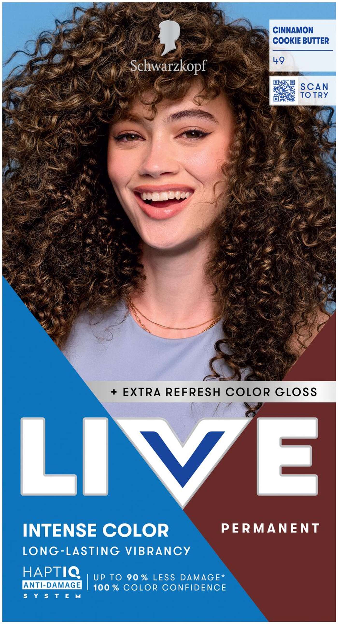 Schwarzkopf LIVE 49 Масло для печенья с корицей