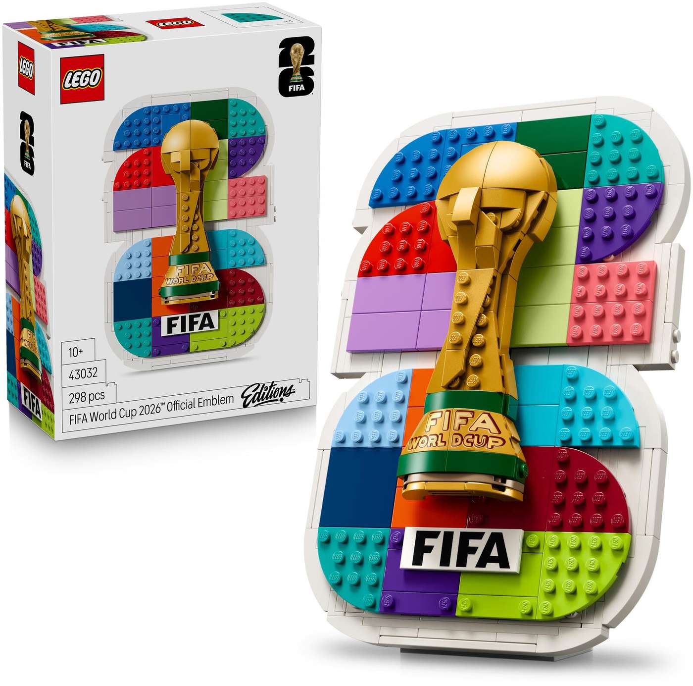 Официальная эмблема турнира LEGO® Editions Football 43032 FIFA World Cup 2026™.