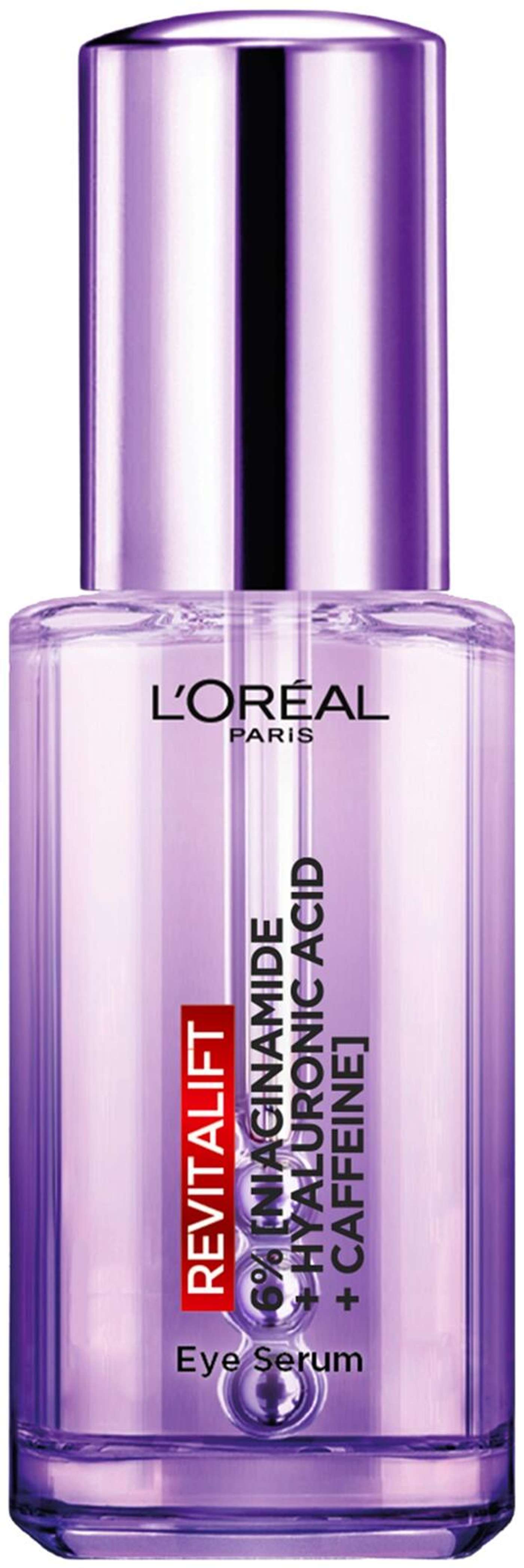 L'Oréal Paris Revitalift Filler 2, 5% Гиалуроновая кислота + кофеин Сыворотка для глаз для области вокруг глаз 20 мл