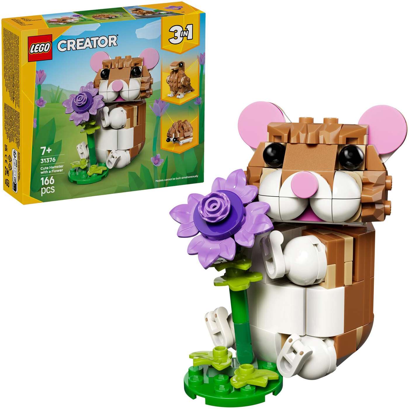 LEGO® LEGO Creator 31376 Очаровательный хомяк и цветок