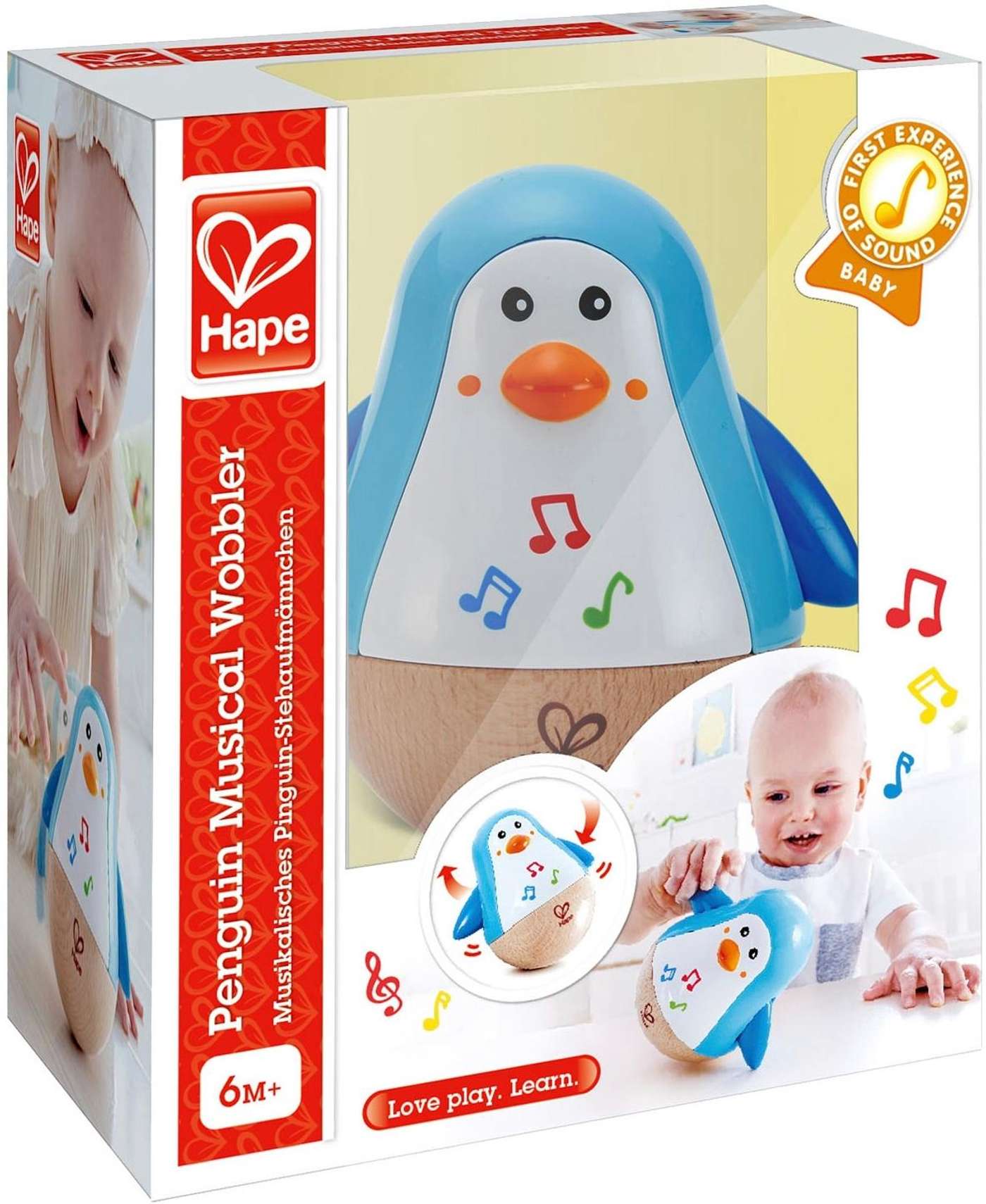 HAPE Игрушка пингвиненок со звуком