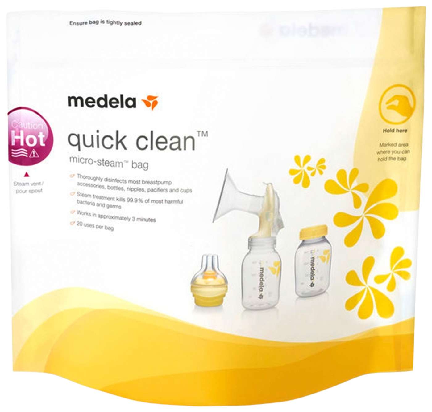 Пакеты для стерилизации Medela QuickClean для микроволновой печи