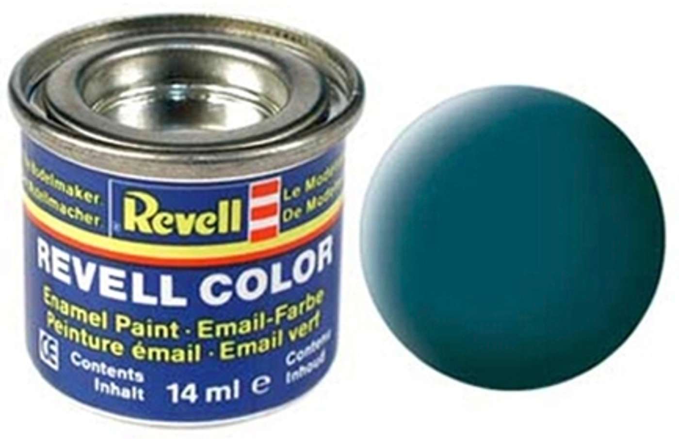 Краска Revell 14мл 48 зеленая матовая (цвет зеленый)