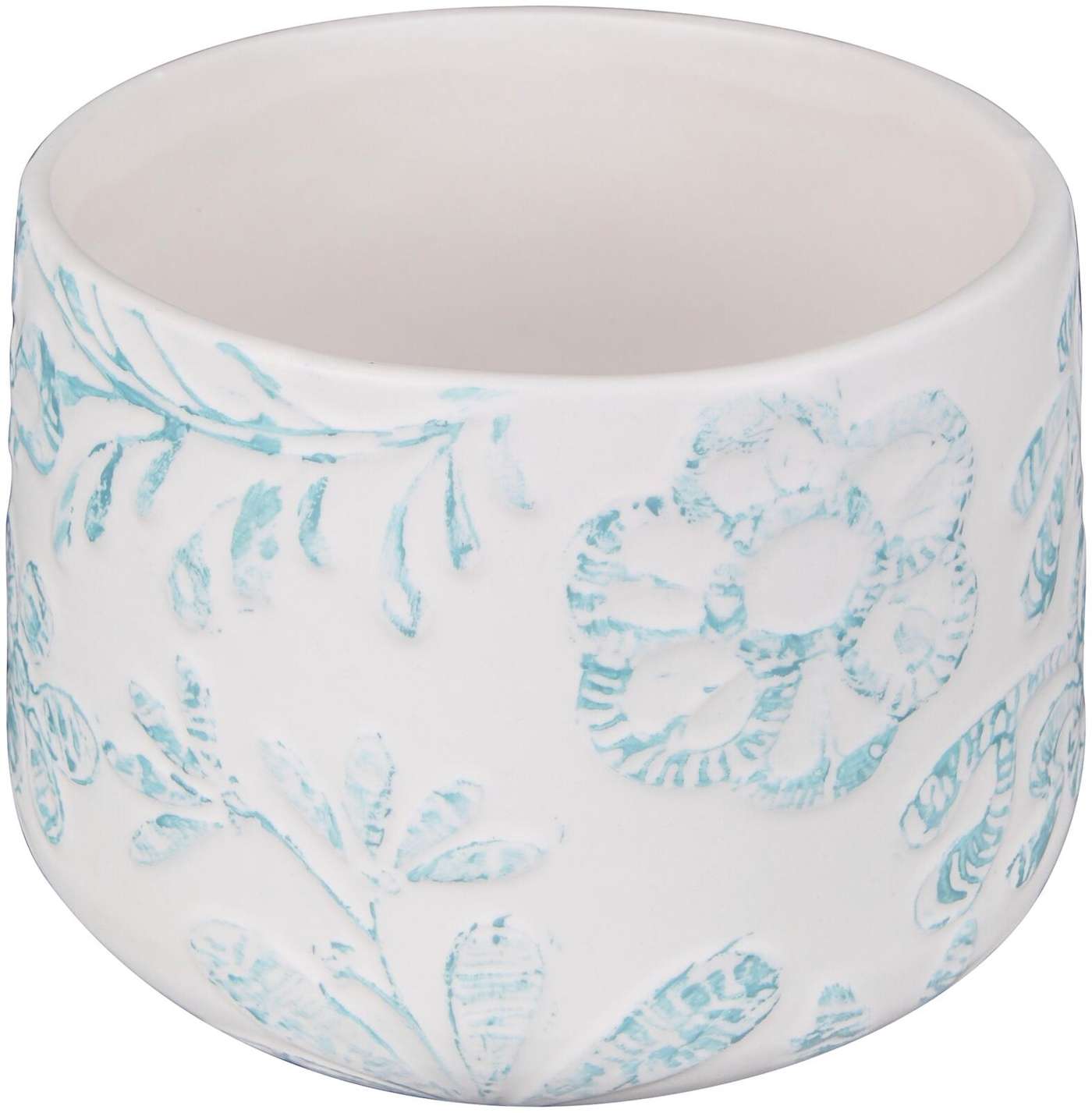 Домашний горшок Romantic 16, 5x12, 5 см синий / белый (цвет синий)