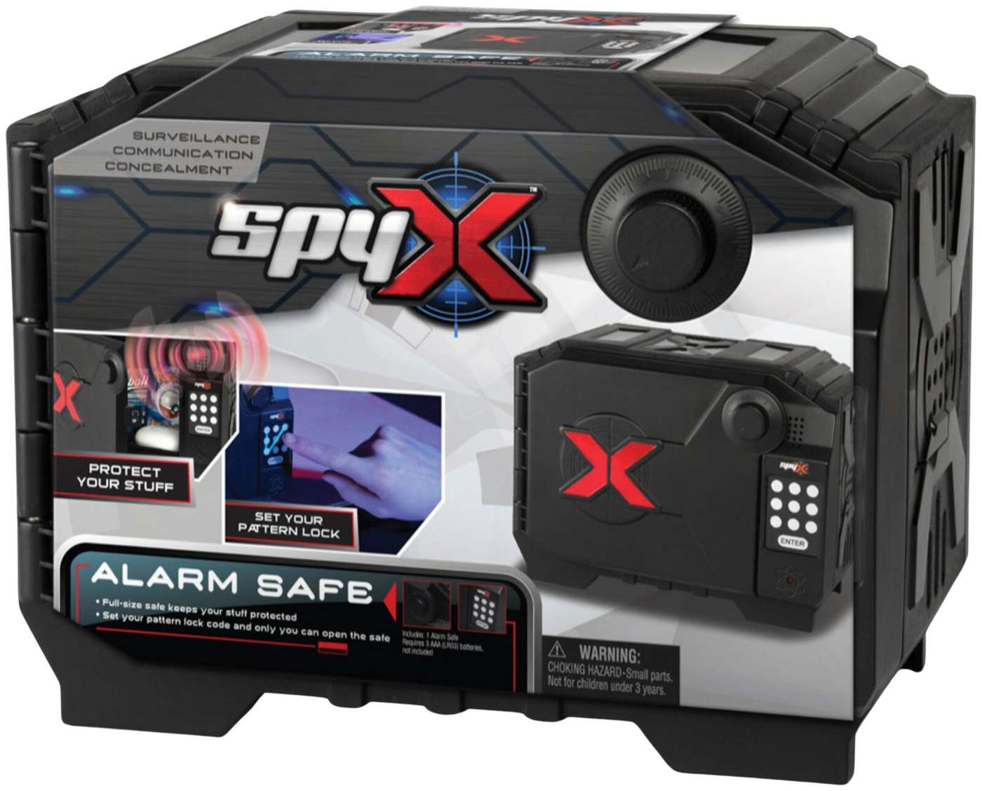 Сейф SpyX Alarm Safe с вашим собственным кодом или шаблоном