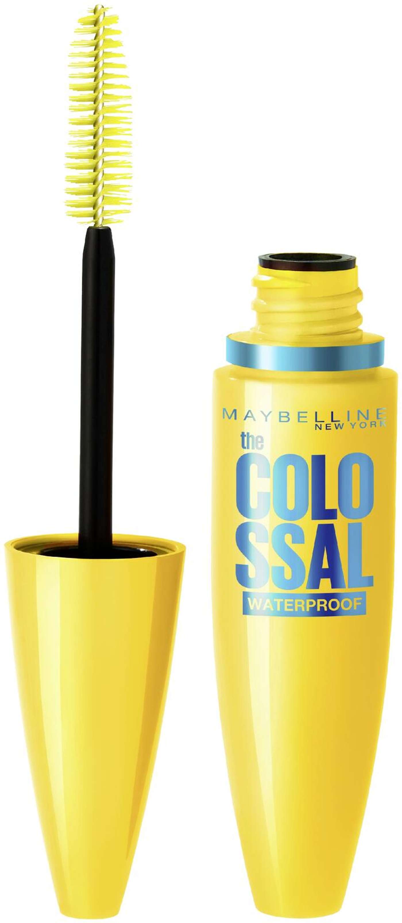 Maybelline New York Colossal 01 Черная водостойкая тушь для ресниц 10 мл (цвет Черный Водонепроницаемый)