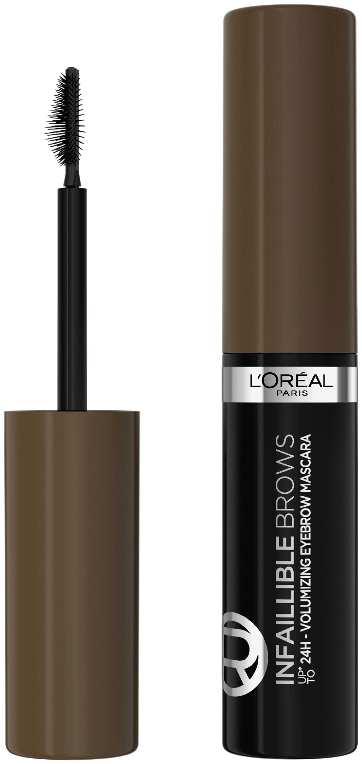 L'Oréal Paris Infaillible Brows 24H Volumizing Mascara 1. 0 Тушь для бровей Ebony 5 мл (цвет эбони)