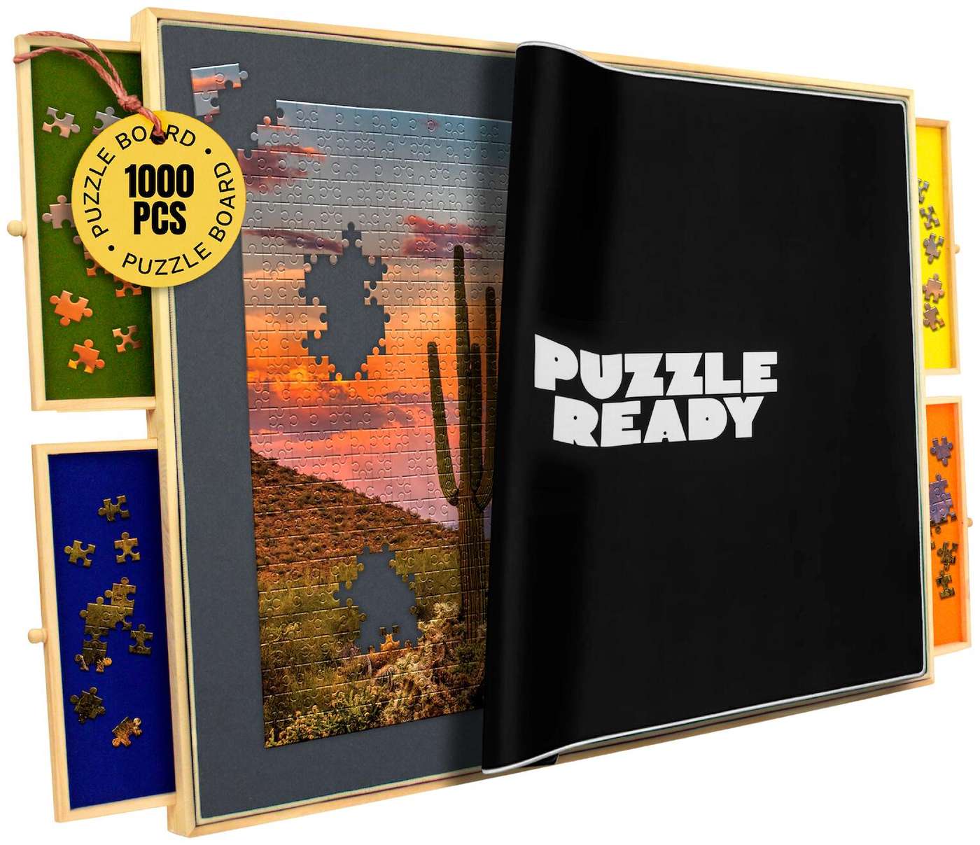 Puzzle Ready - доска-головоломка для головоломки из 1000 деталей.