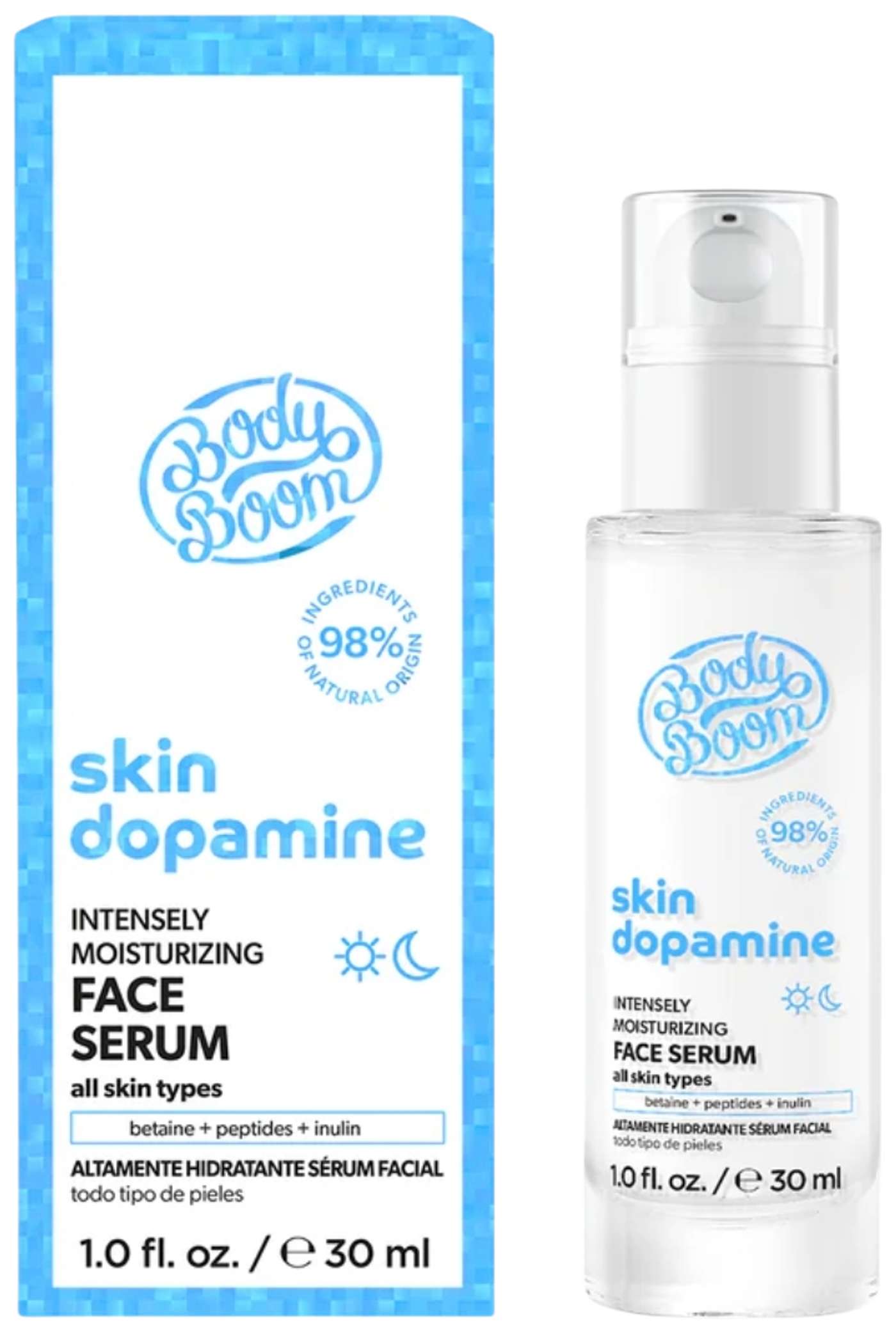 BodyBoom ​​Skin Dopamine Power увлажняющая сыворотка для лица 10% 30мл