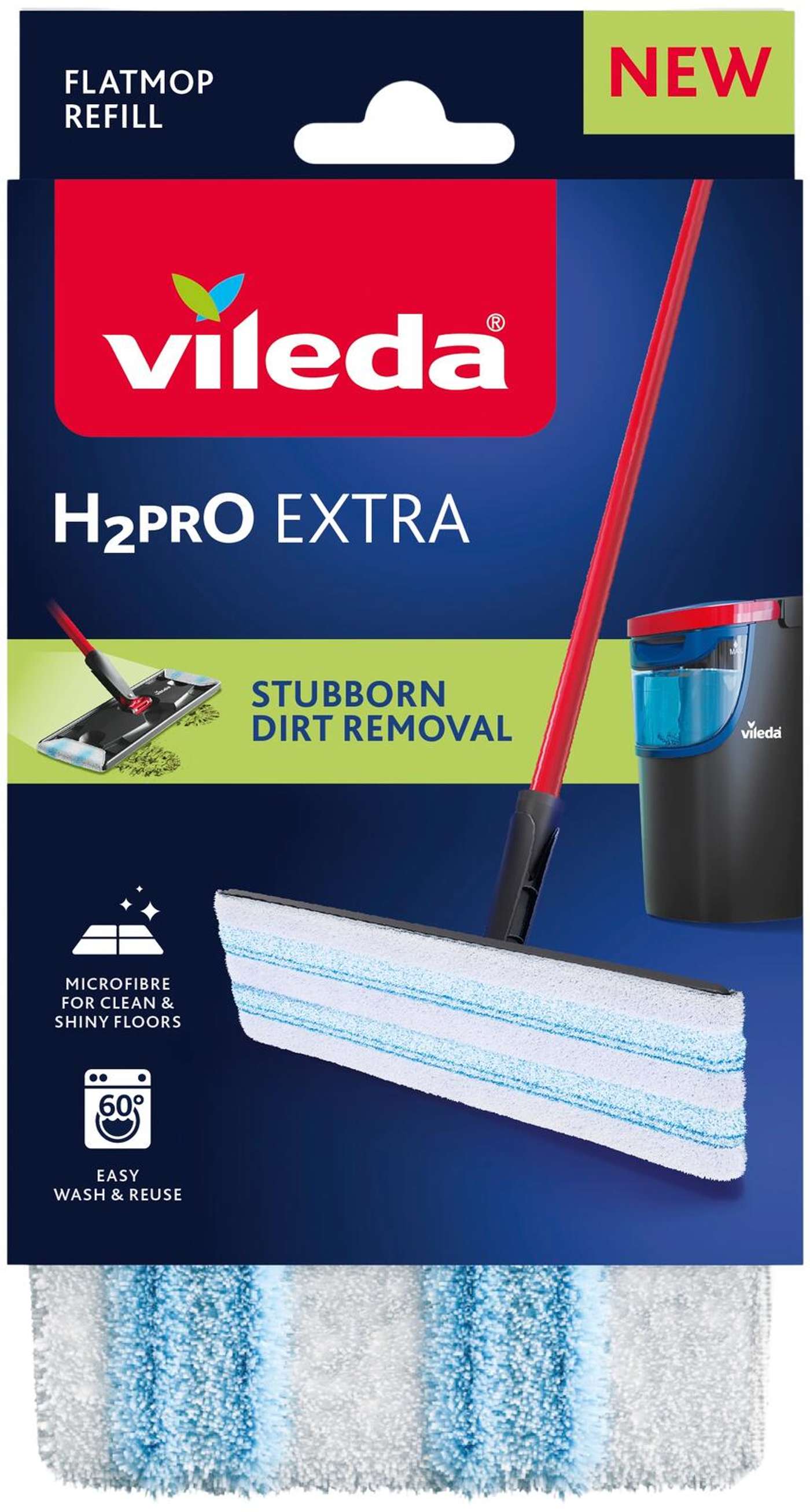 Сменная швабра Vileda H2Pro Extra
