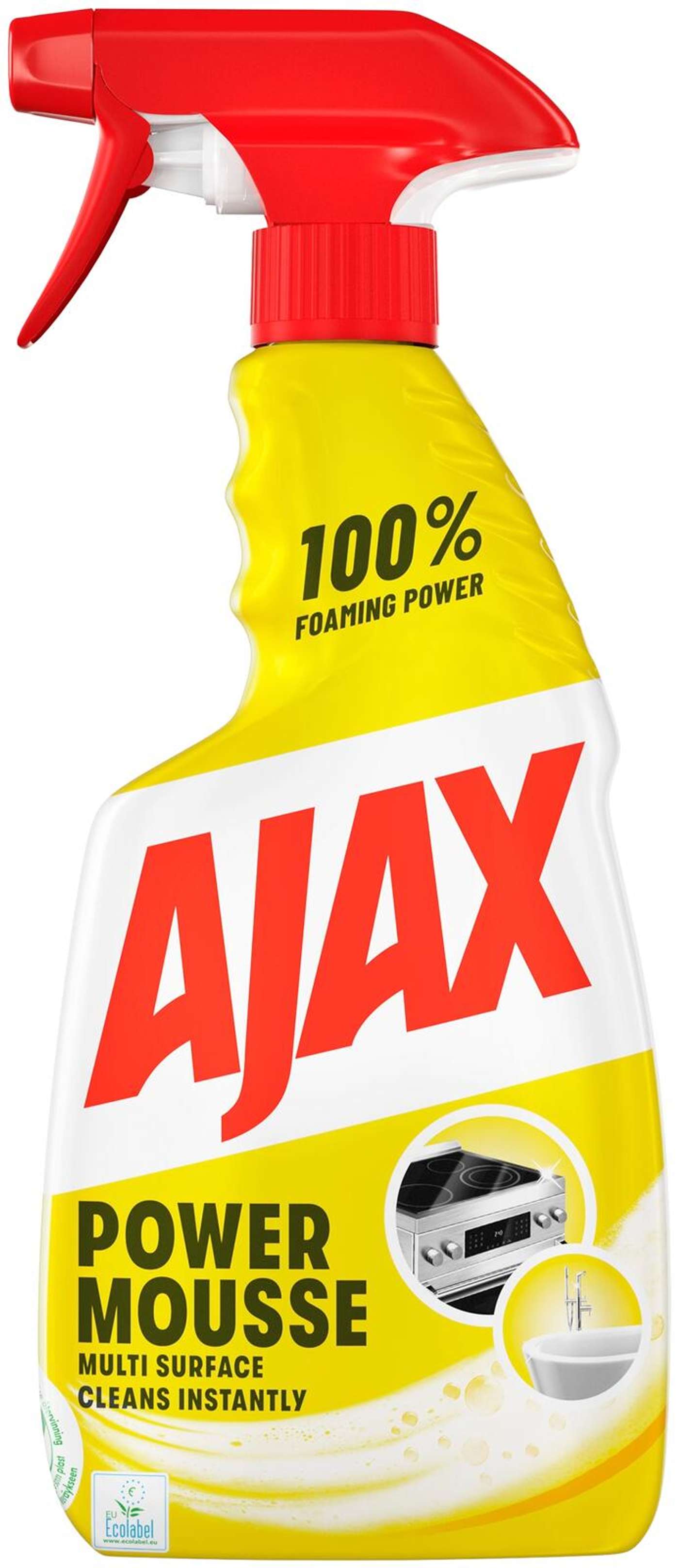 Ajax Power Mousse Multi чистящий спрей 500 мл