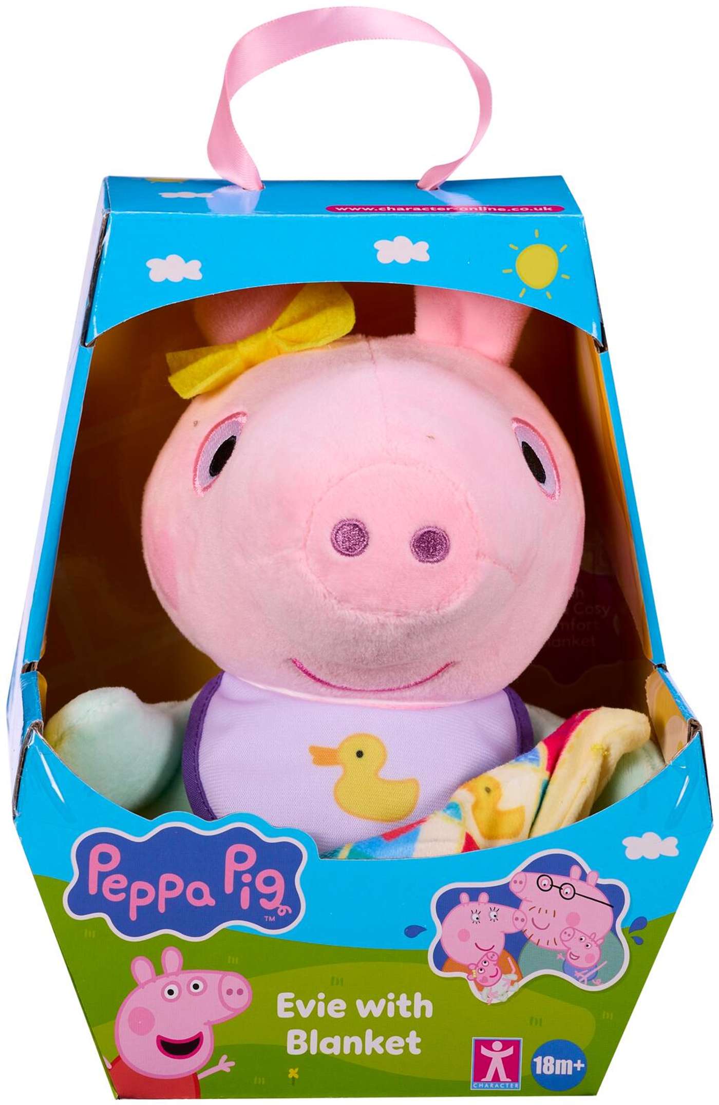 Плюшевая свинка Pipsa Evie и одеяло