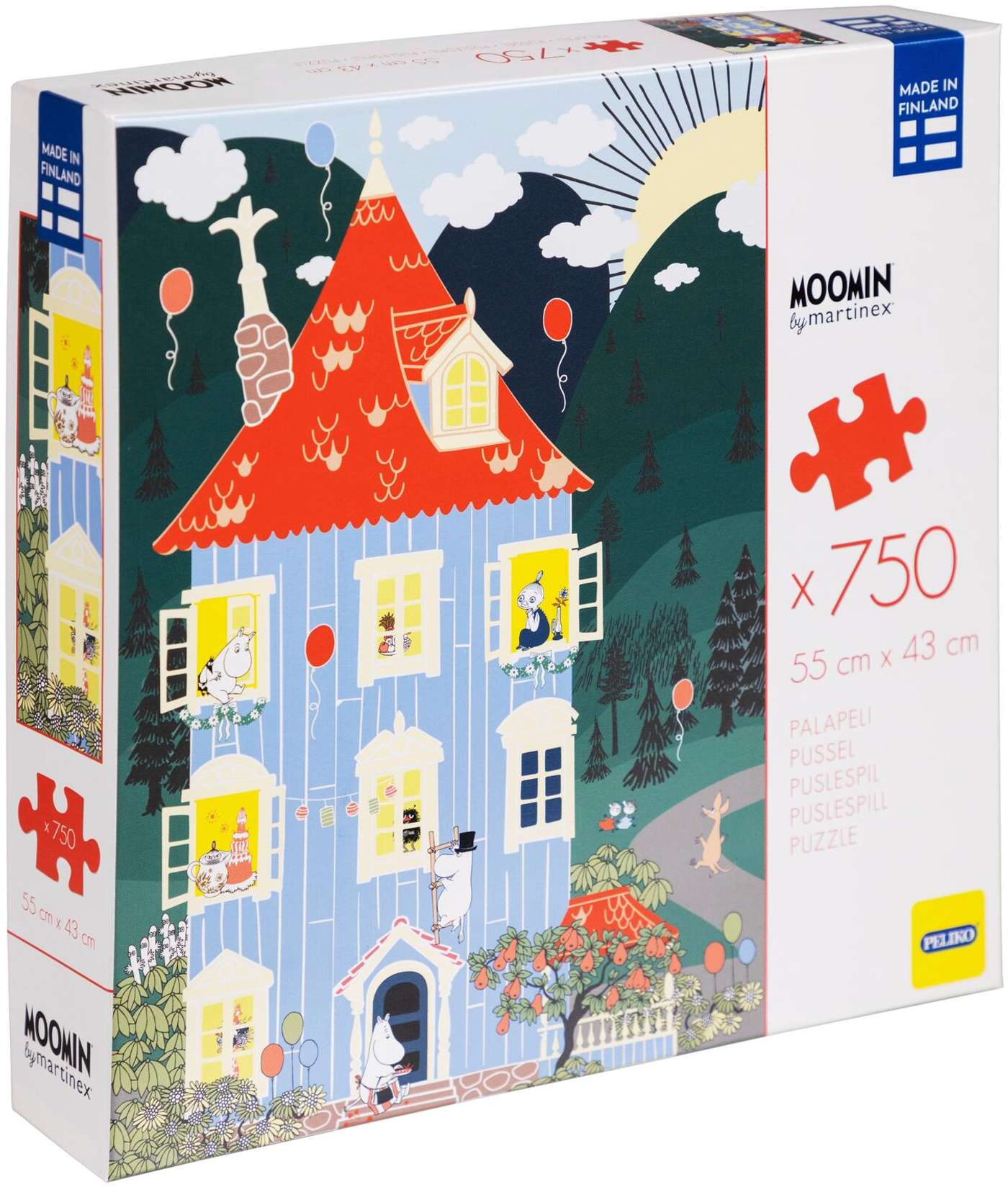 Пазл Peliko Moomin 750 возвращает дом Муми-троллей