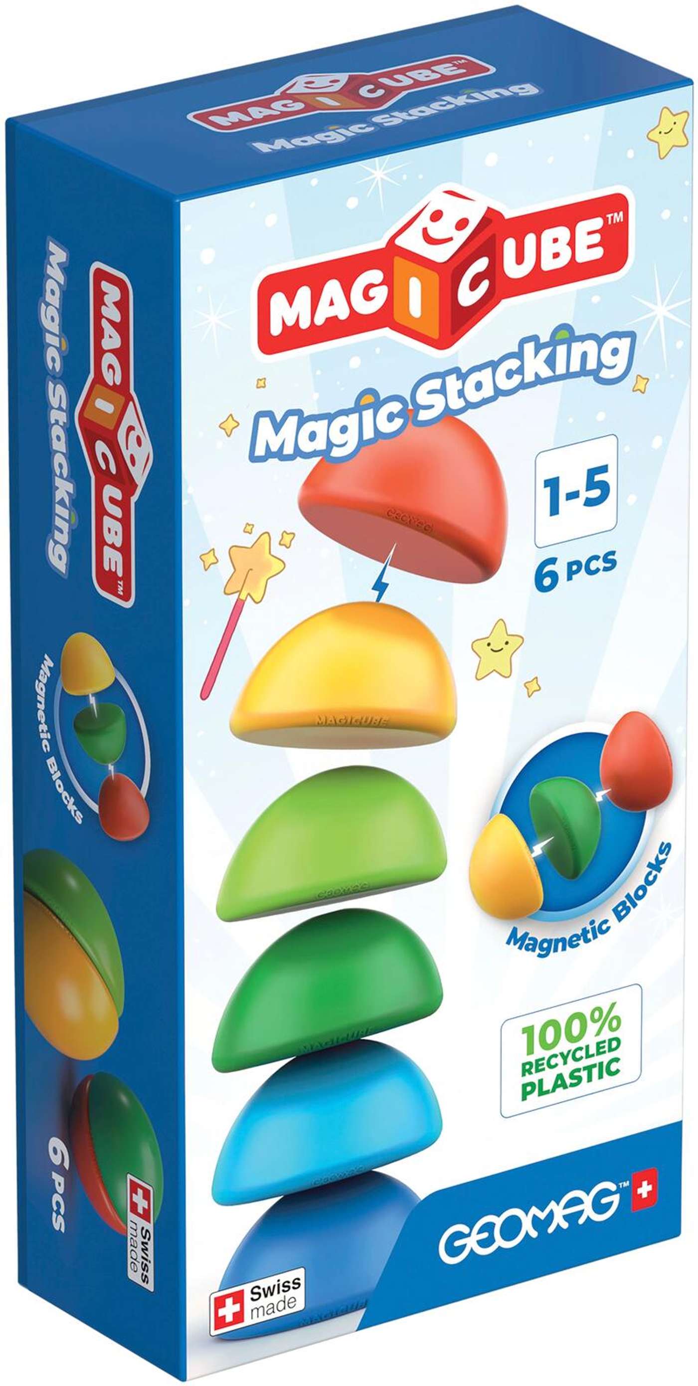 Geomag Magicube Magic Stacking Магнитный конструктор из 6 частей