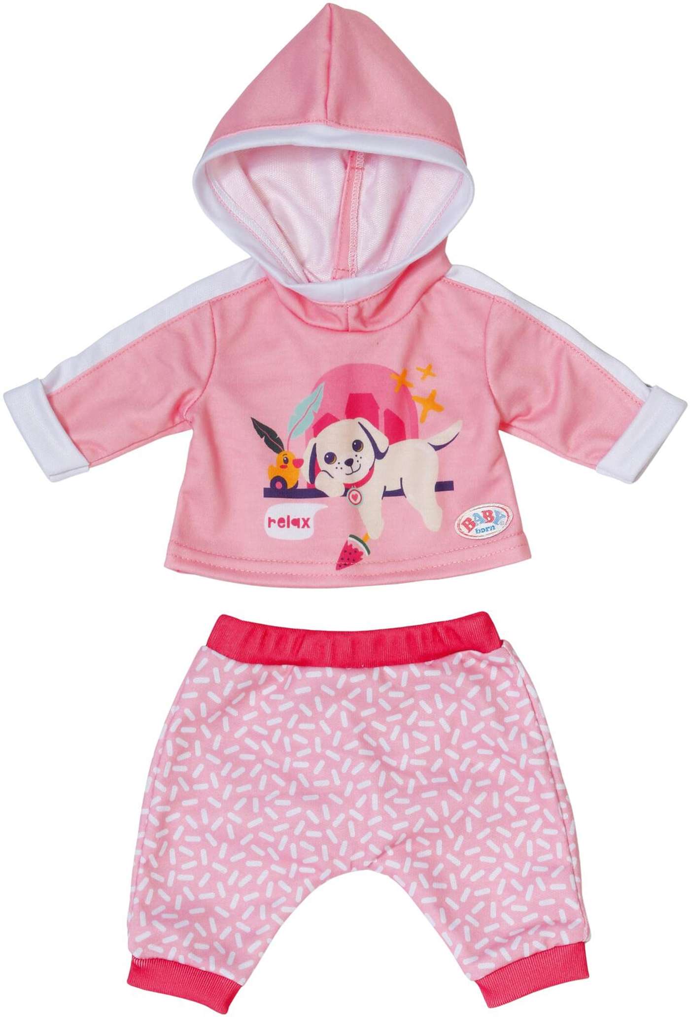 Спортивный костюм для куклы BABYborn розовый 43 см