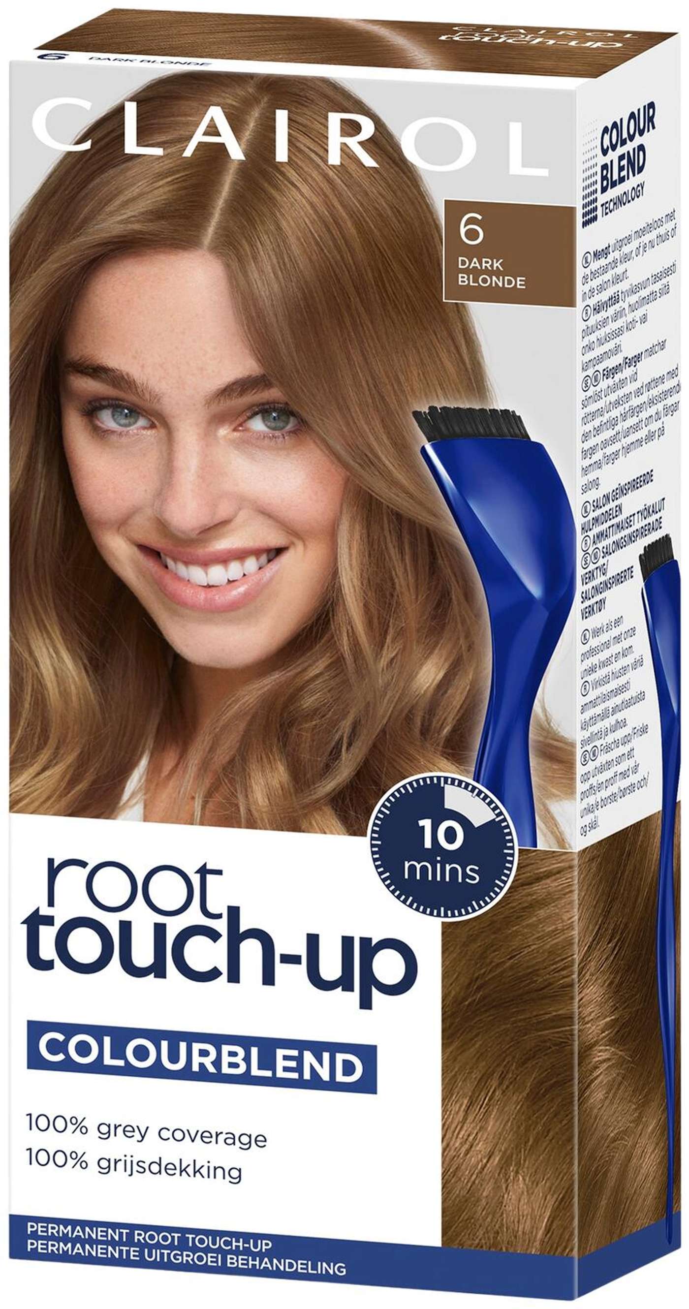 Тональный крем Clairol Root Touch-up Цвет 6 темно-русый