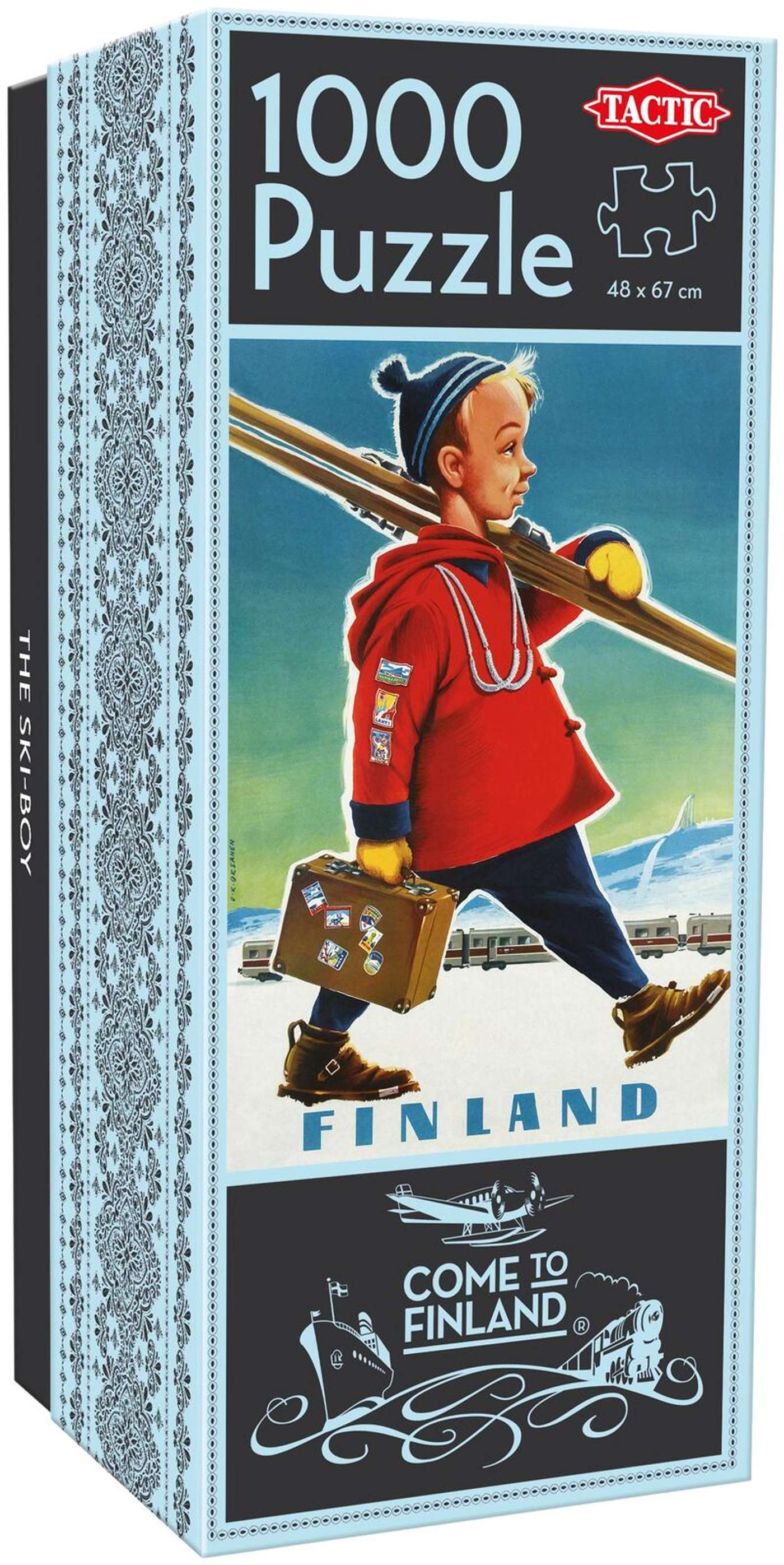 Тактический пазл Come to Finland Ski boy 1000 деталей