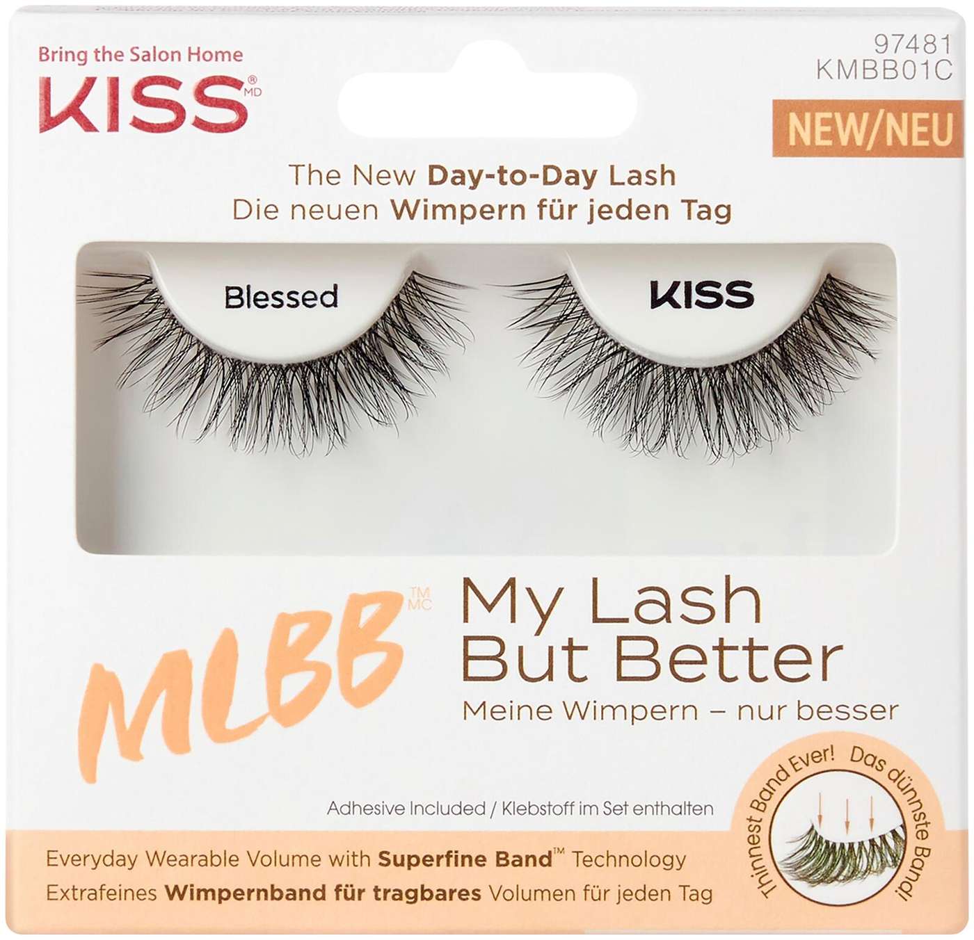 Kiss MLBB, Благословенные накладные ресницы 1 пара
