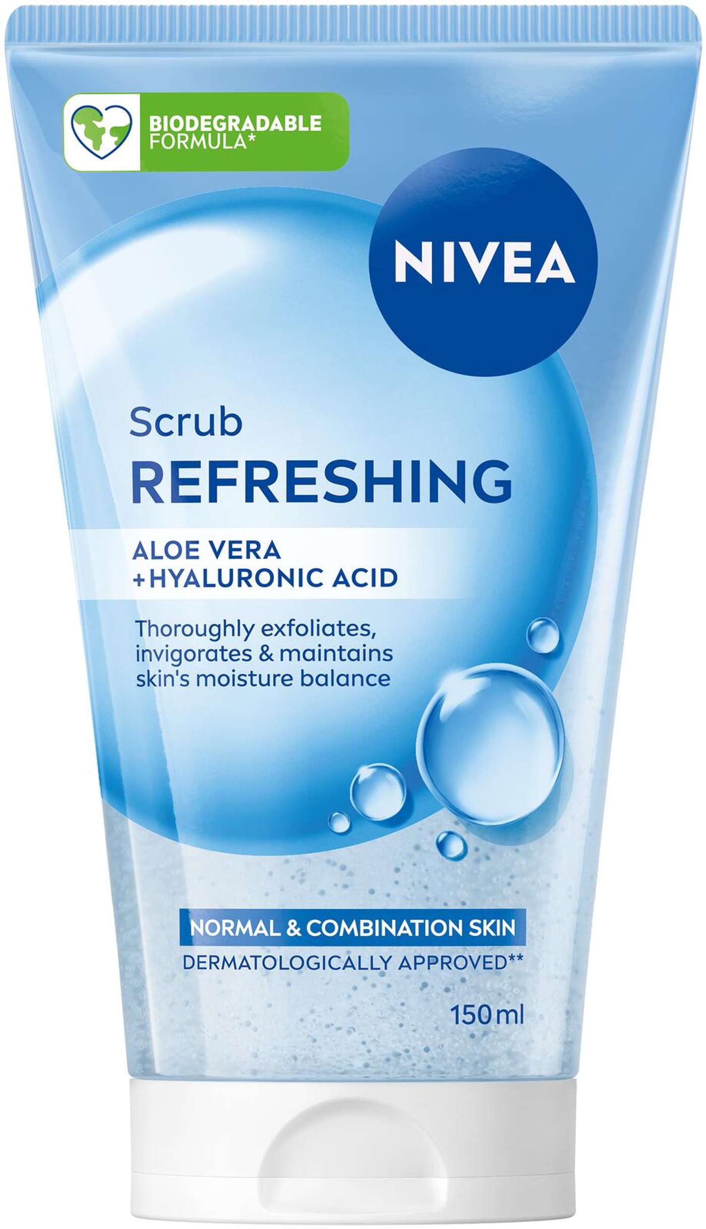 NIVEA 150мл Освежающий крем-скраб