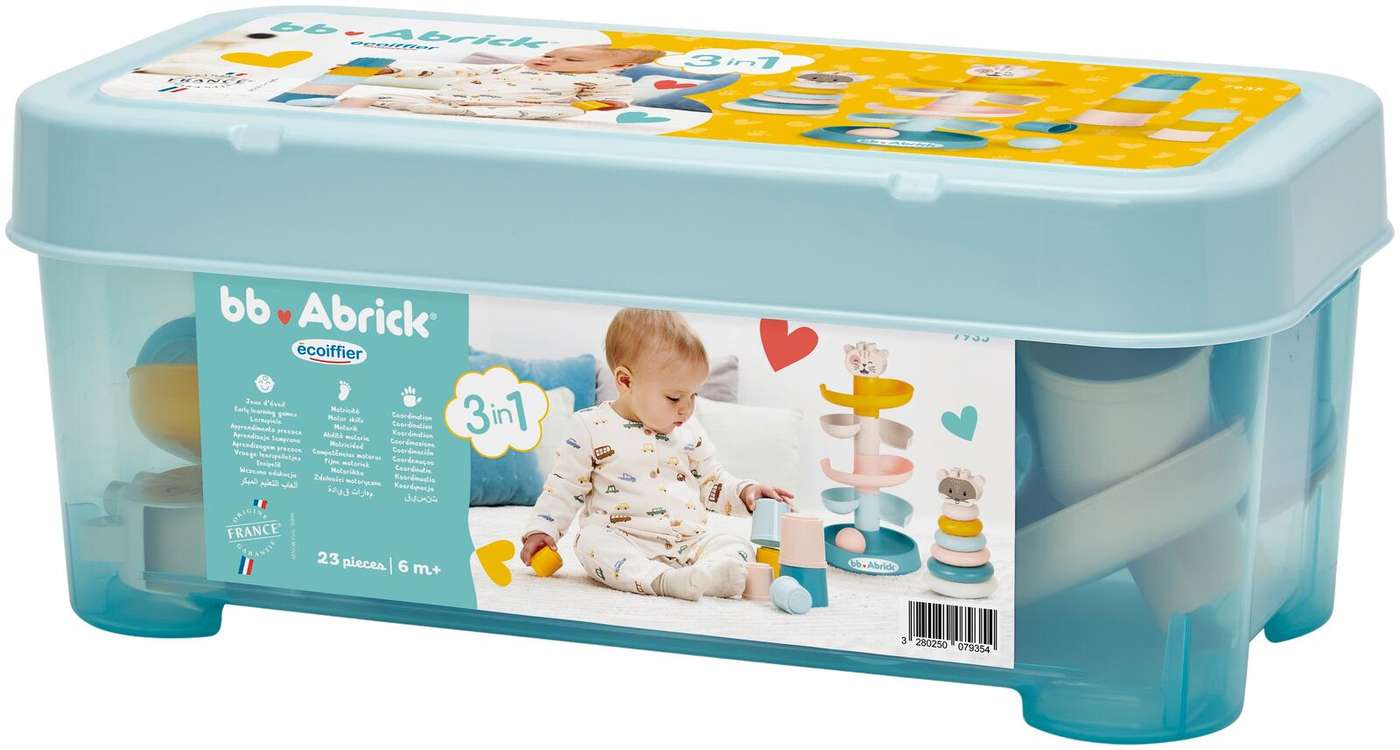 Ecoiffier - BB Abrick - Набор из 3 игрушек в коробке