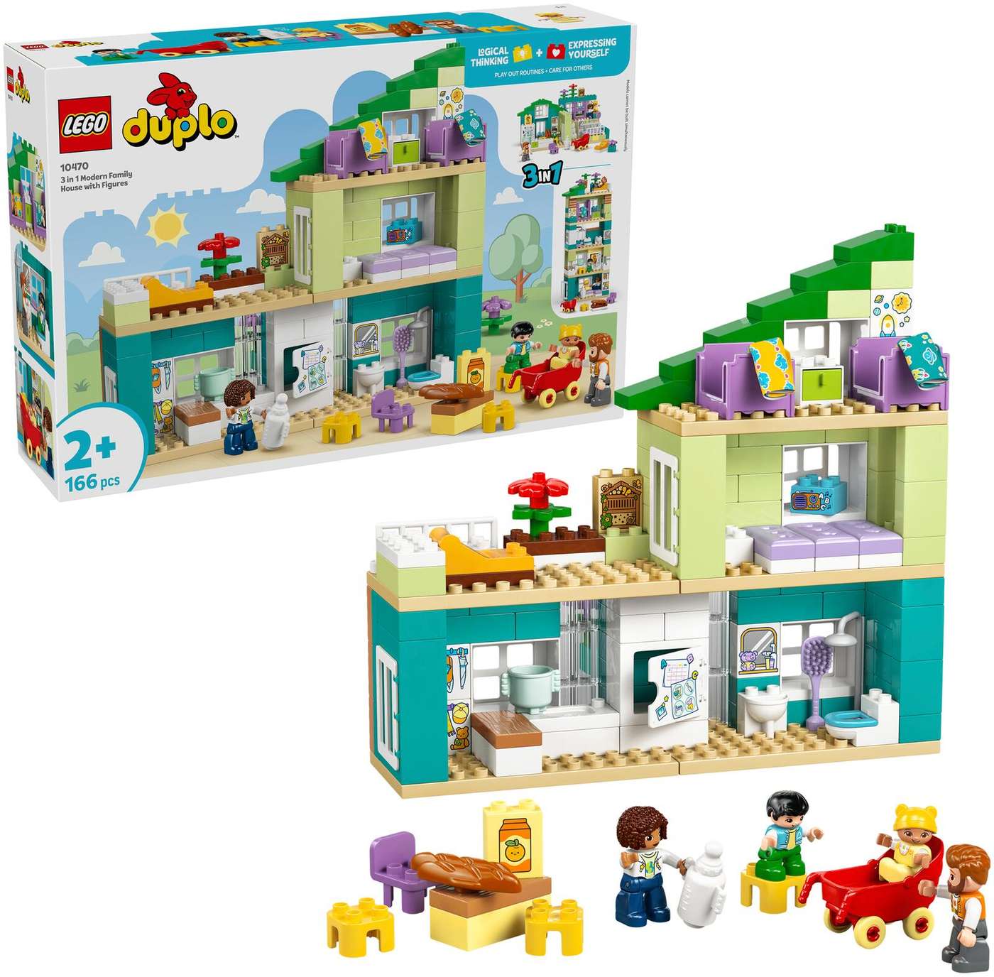 LEGO® DUPLO Town 10470 Современный особняк и фигурки 3 в 1