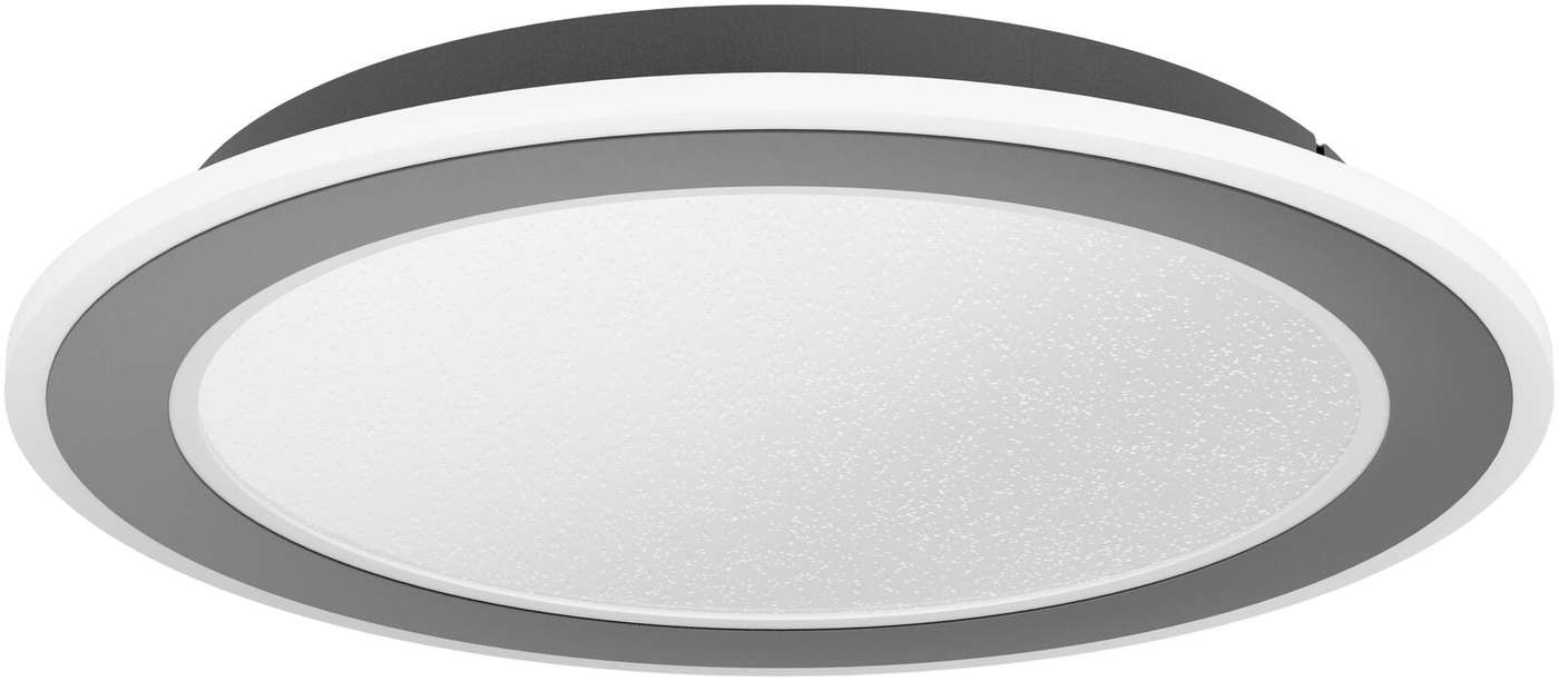 Потолочный светильник EGLO Macchioni LED 20W CCT 38 см черный / белый (цвет черный / белый)