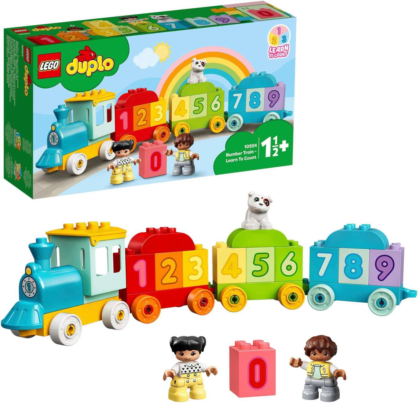 LEGO® DUPLO Мой первый числовой поезд (10954) - учимся считать (цвет разноцветный)