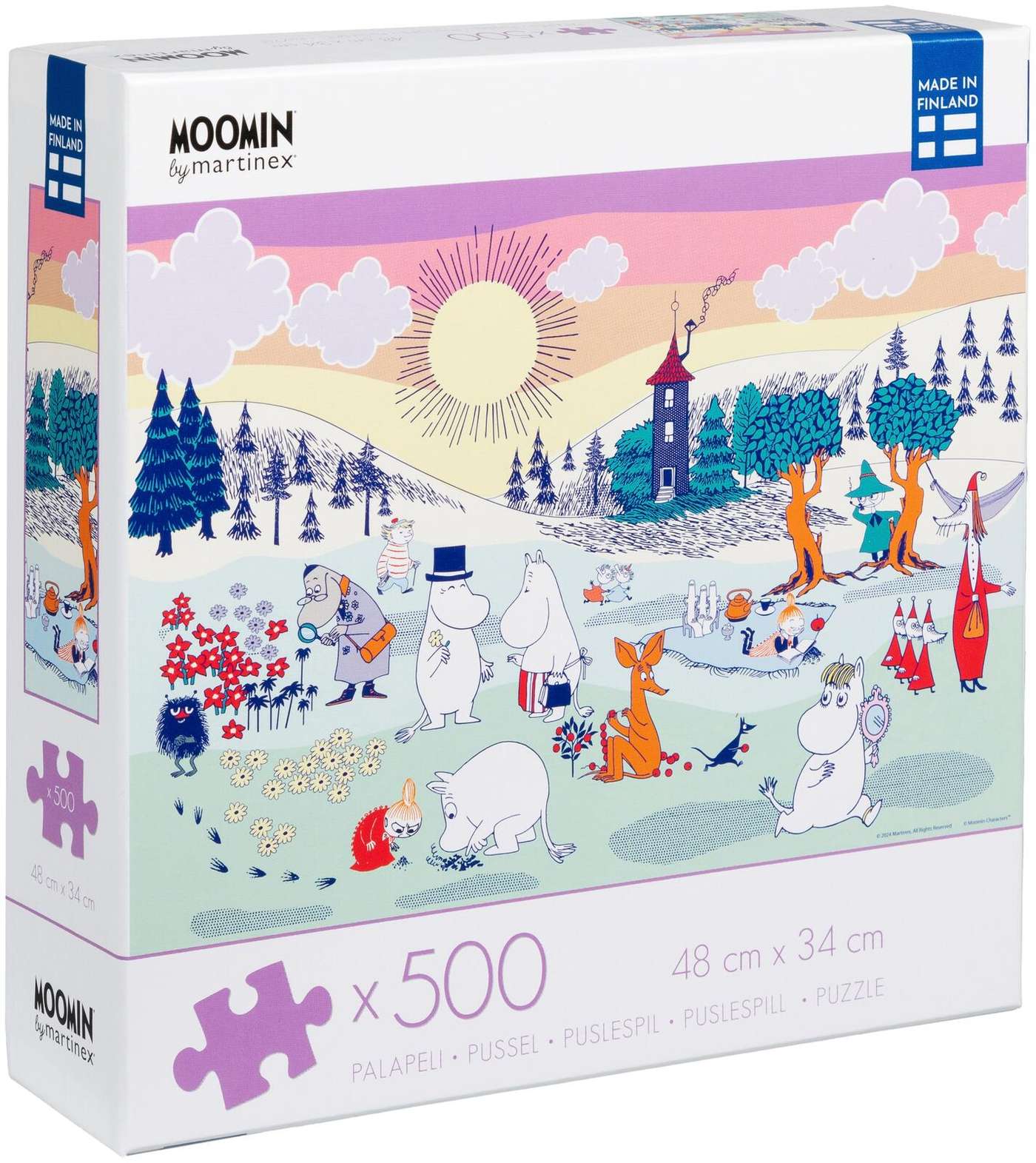 Пазл Peliko Moomin 500 деталей День в Муми-долине