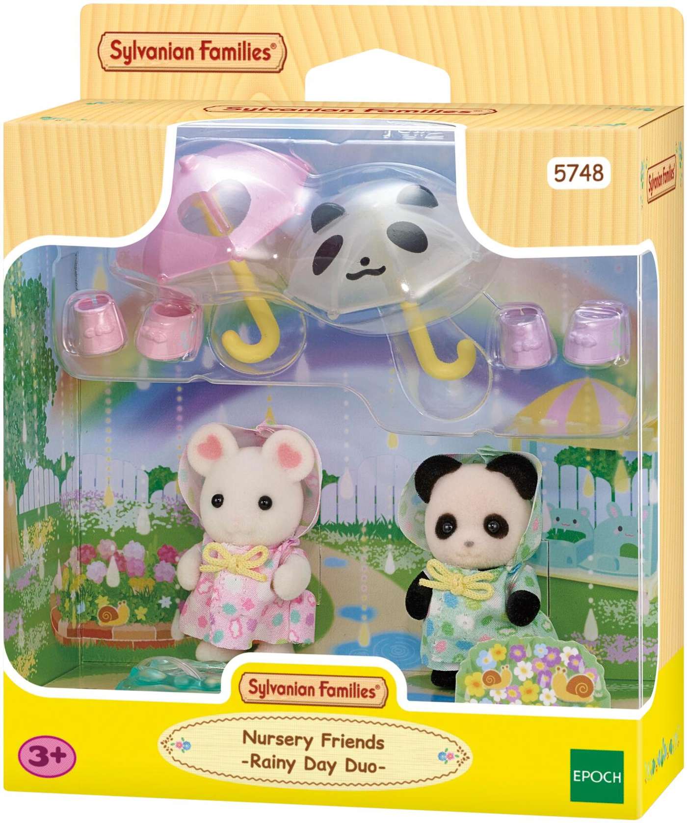 Sylvanian Families Друзья под дождем