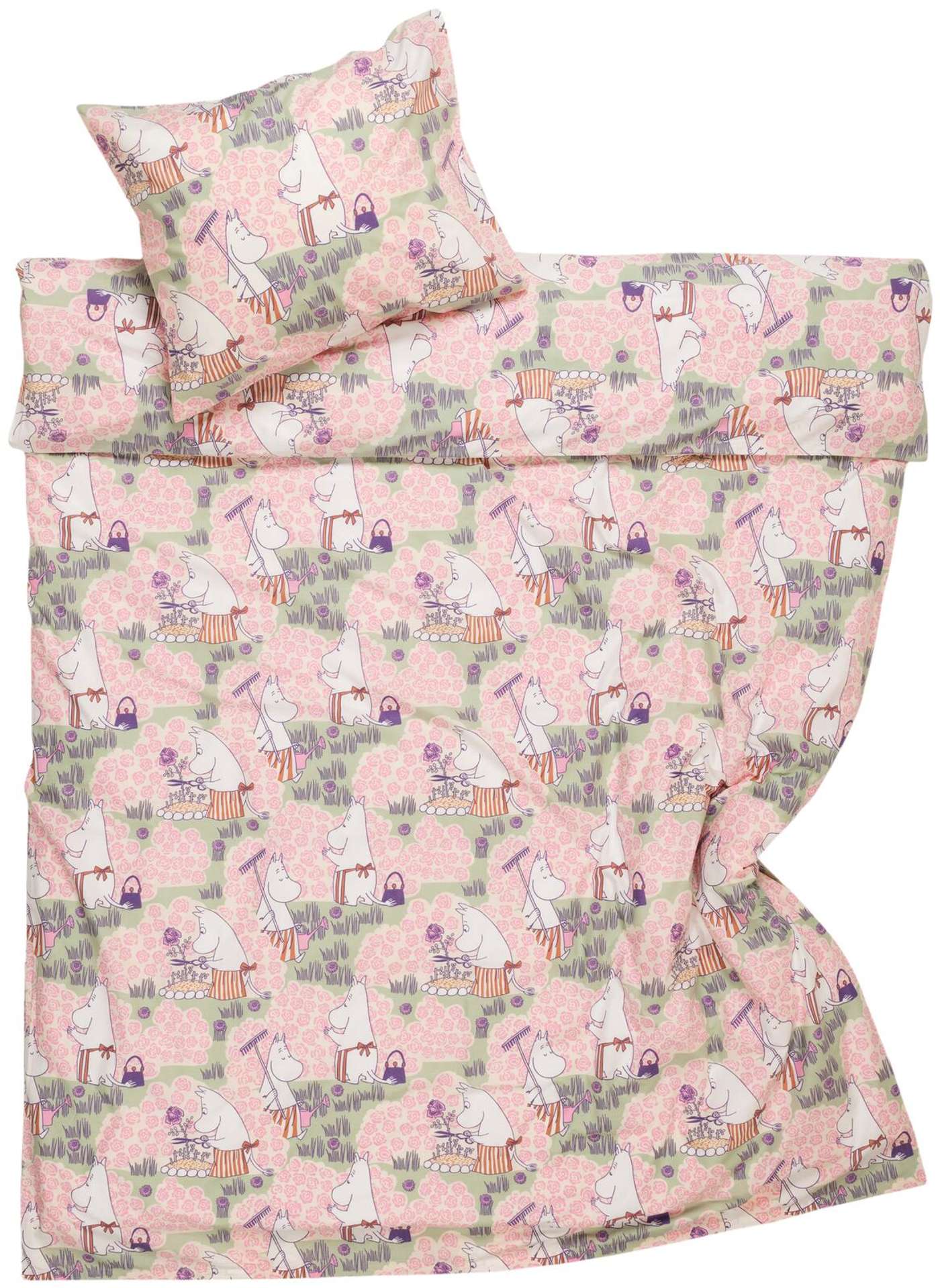 Moomin Arabia Moomin p. lak. set 150x210 Розарий GOTS (цвет Зеленый)