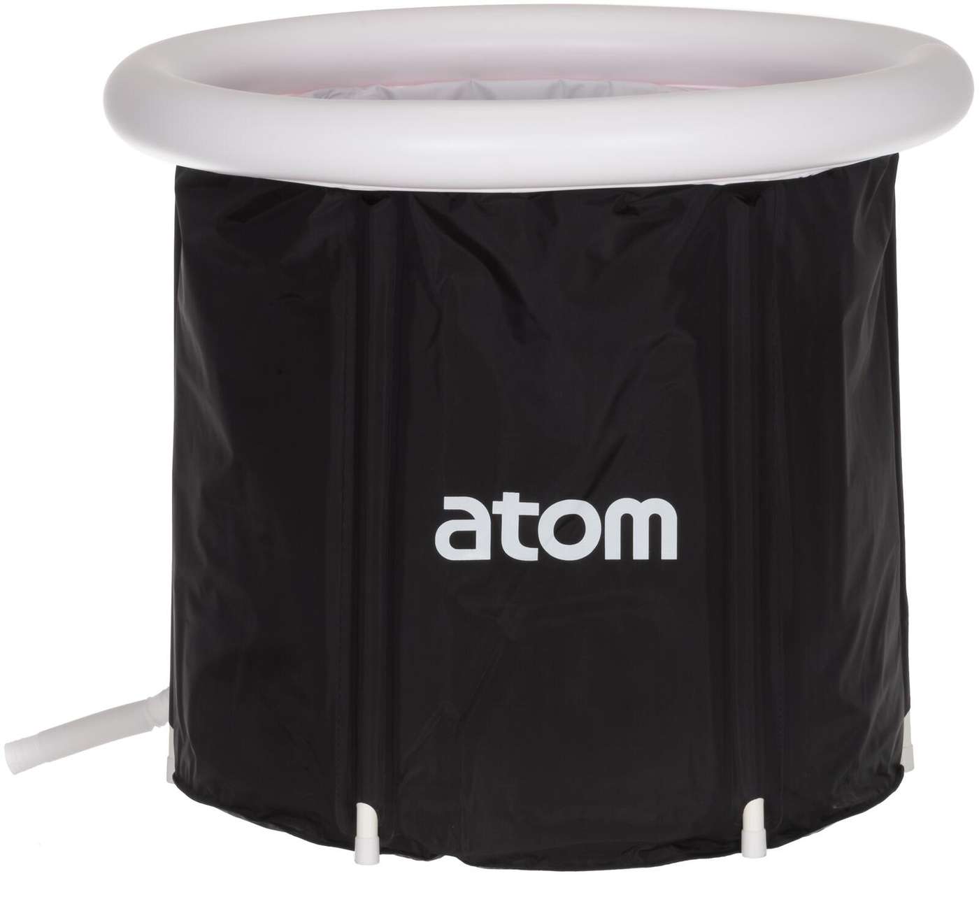 Ледяная ванна Atom с поверхностью 75x75 см черно-белая (цвет черно-белый)