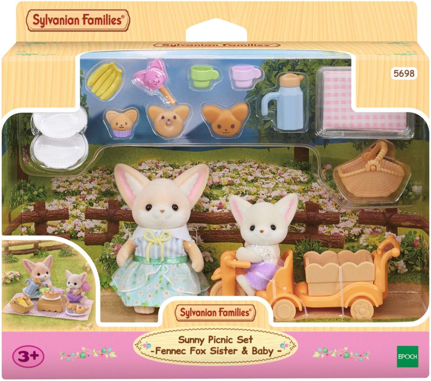 Sylvanian Families пустынные лисы в путешествии