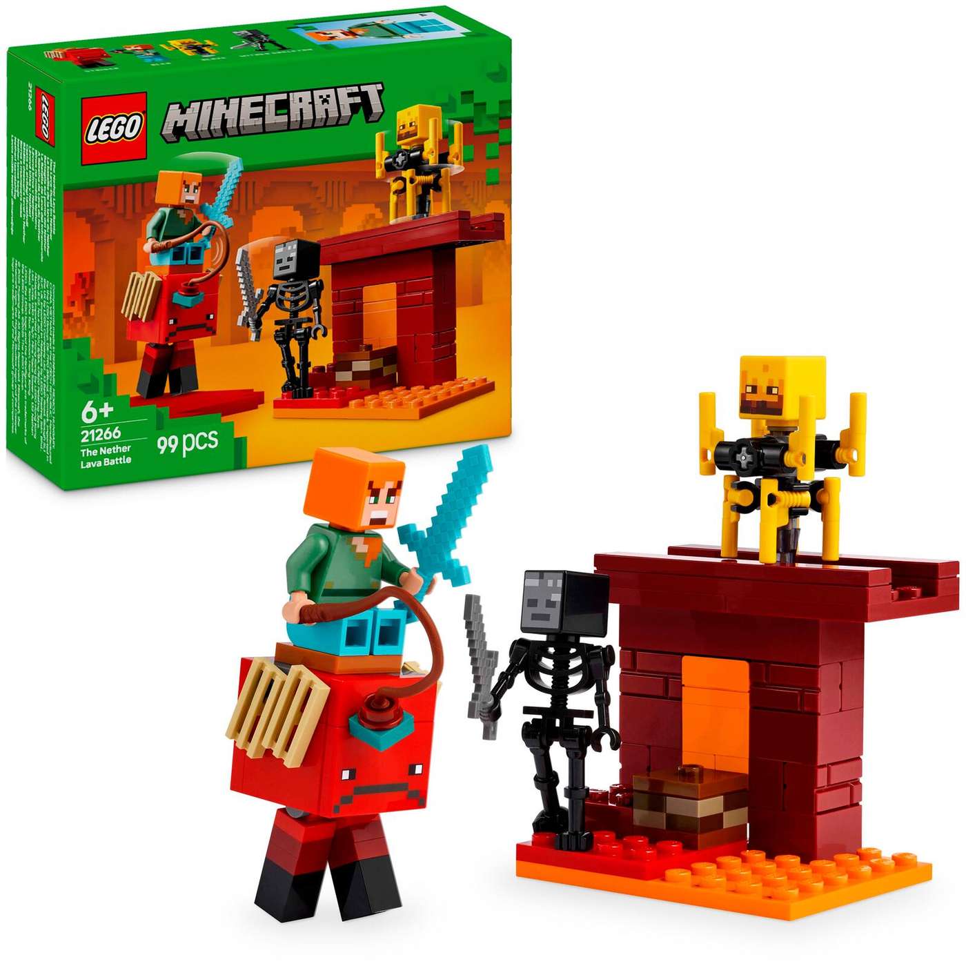 LEGO® Minecraft 21266 Битва в лаве Хорны