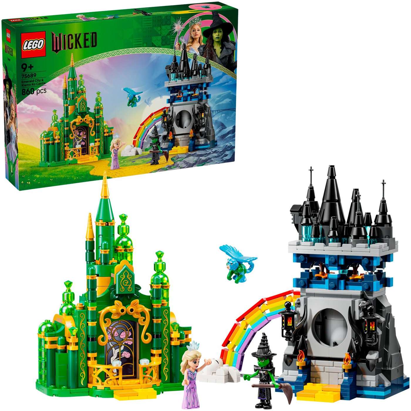 LEGO® Wicked 75689 Изумрудный город и замок Киамо Ко