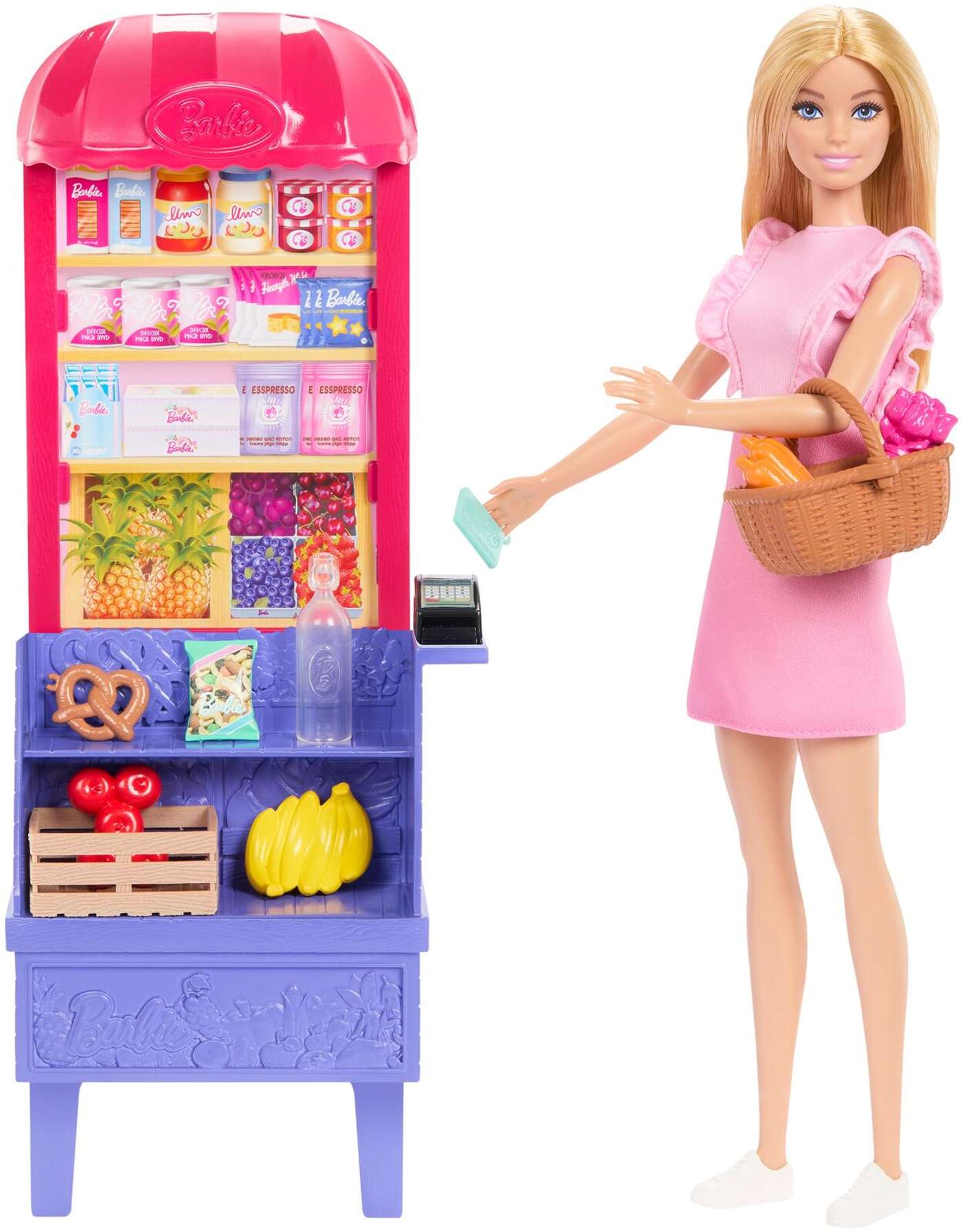 Игровой набор Barbie Malibu Food Market