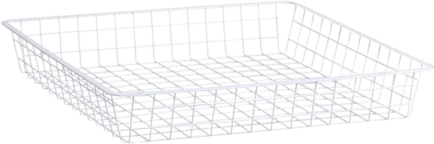 Корзина для пряжи Elfa Classic 55 155110 527x527x85мм белый (цвет Белый)