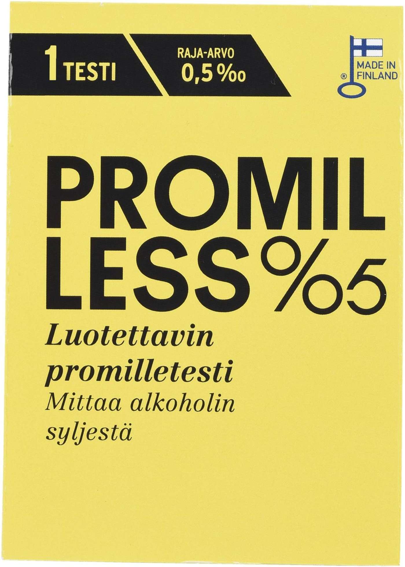 Одноразовый тест на алкоголь в крови Promilless 0, 5 1 шт.
