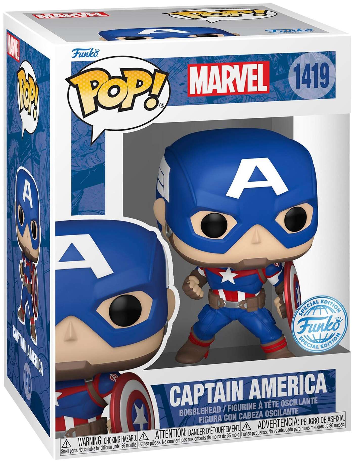 Funko POP Винил Marvel Капитан Америка