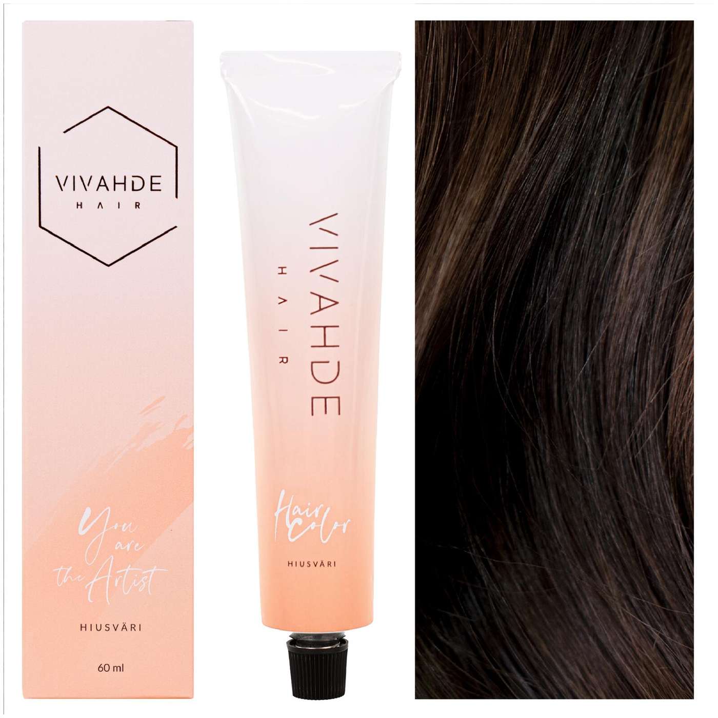 Vivahde Hair 5 N Нейтральная краска для волос 60 мл