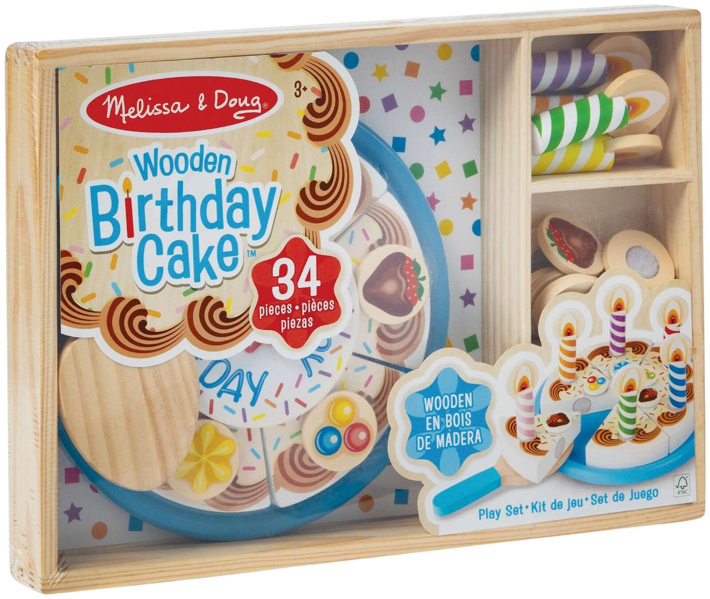 Игровой набор Melissa & Doug Торт ко дню рождения
