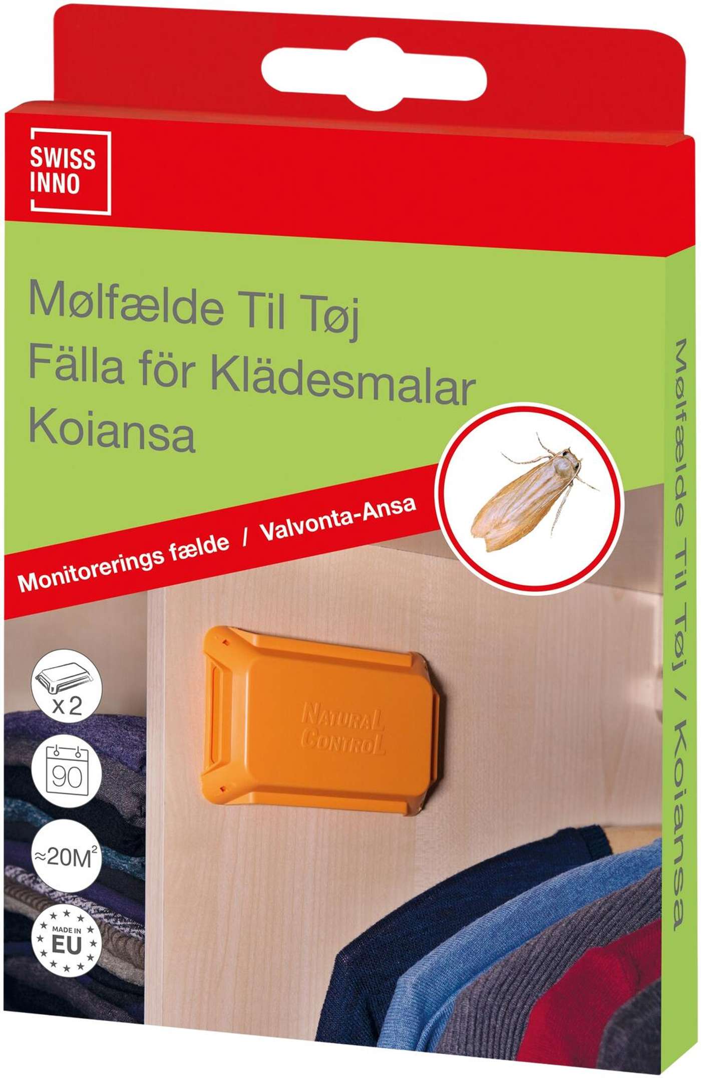 Swissinno Natural Control от моли 2шт
