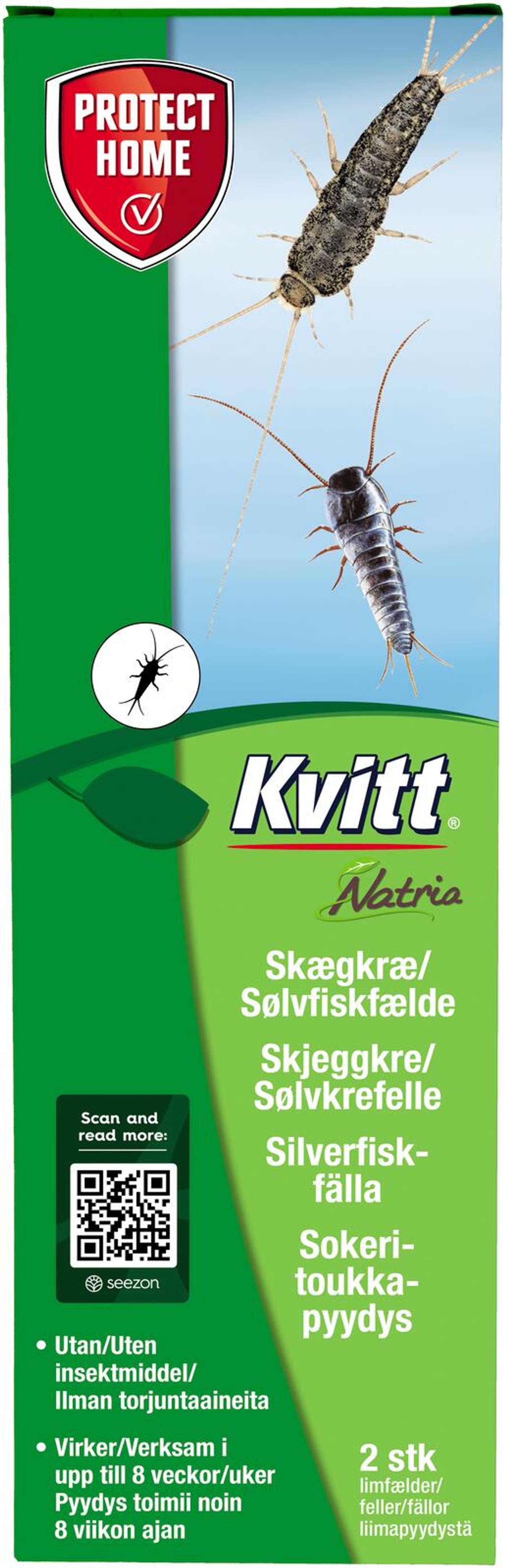 Ловушка для сахарных гусениц Kvitt Natria 2 шт / коробка