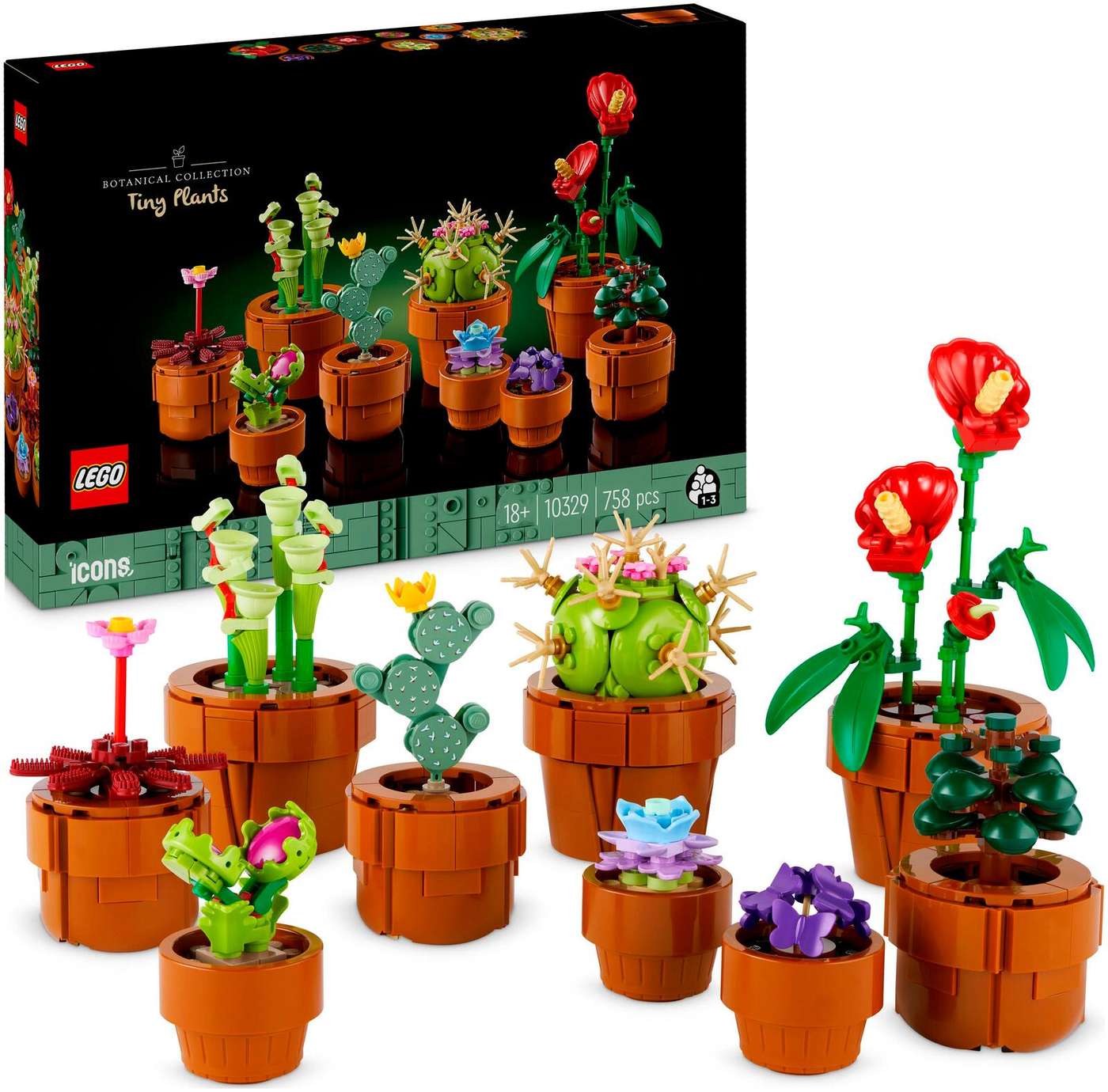 LEGO® Icons 10329 Мини-растения
