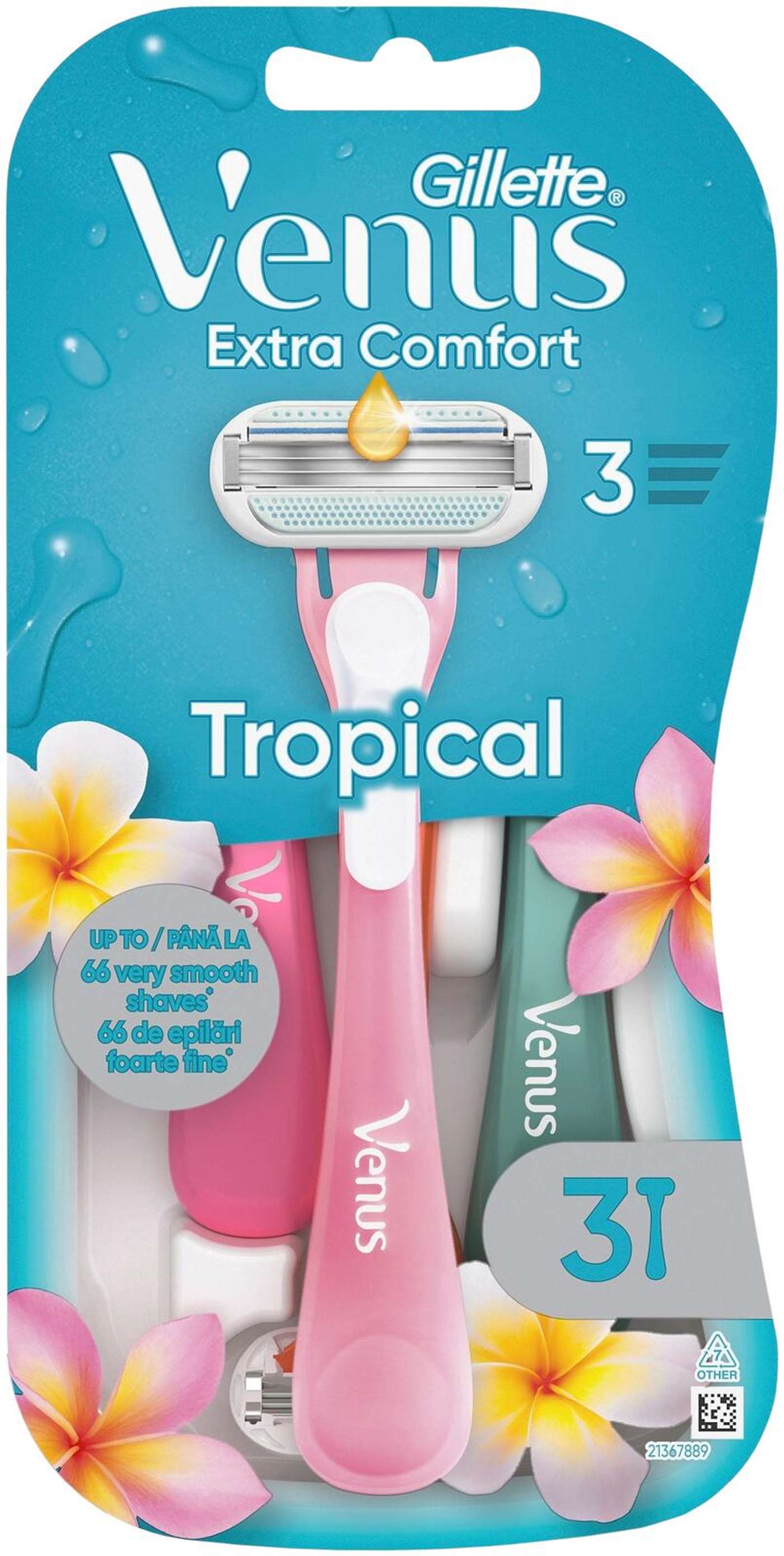 Лезвия Gillette Venus Tropical, 3 шт.