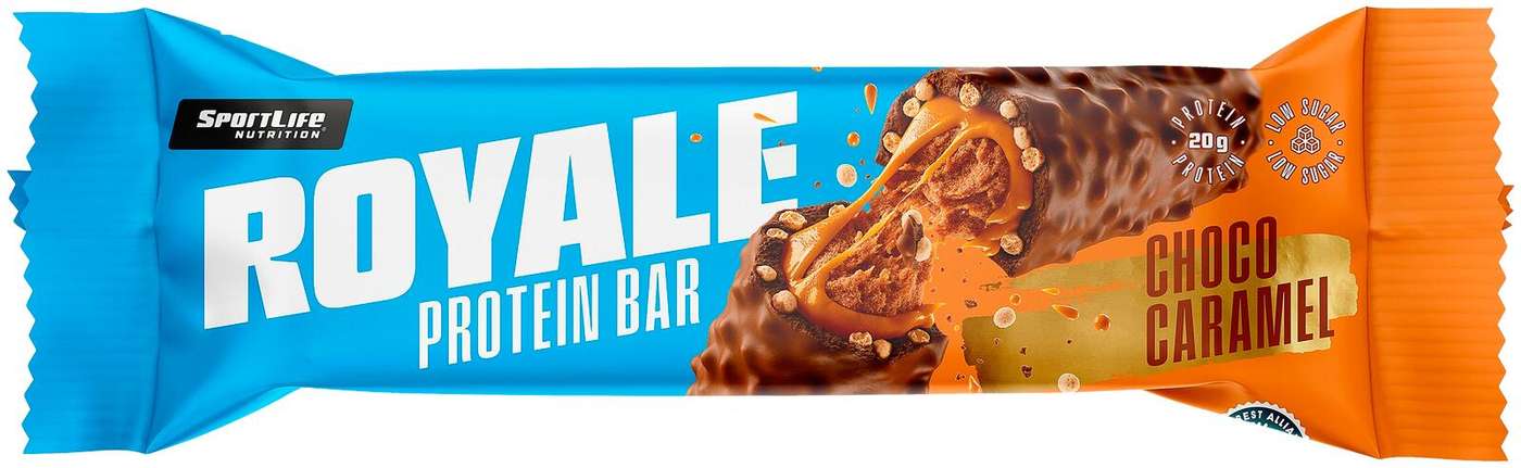 Протеиновый батончик SportLife Nutrition Royale 60 г Протеиновый батончик с шоколадной карамелью
